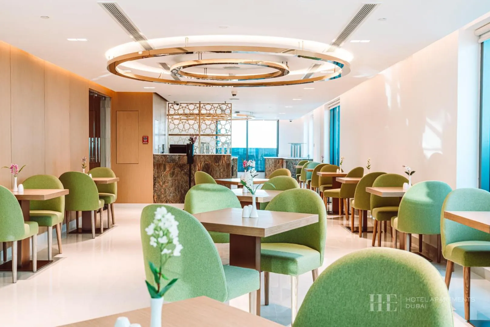 Restaurant/places to eat in HE Hotel Apartments