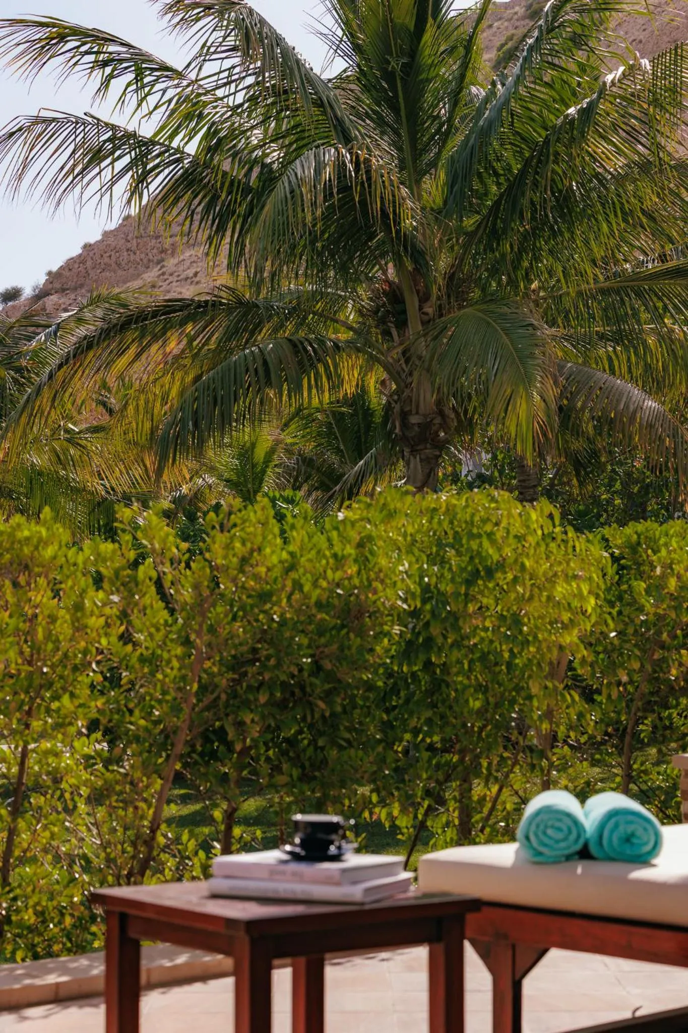 sunbed in Jumeirah Muscat Bay Oman