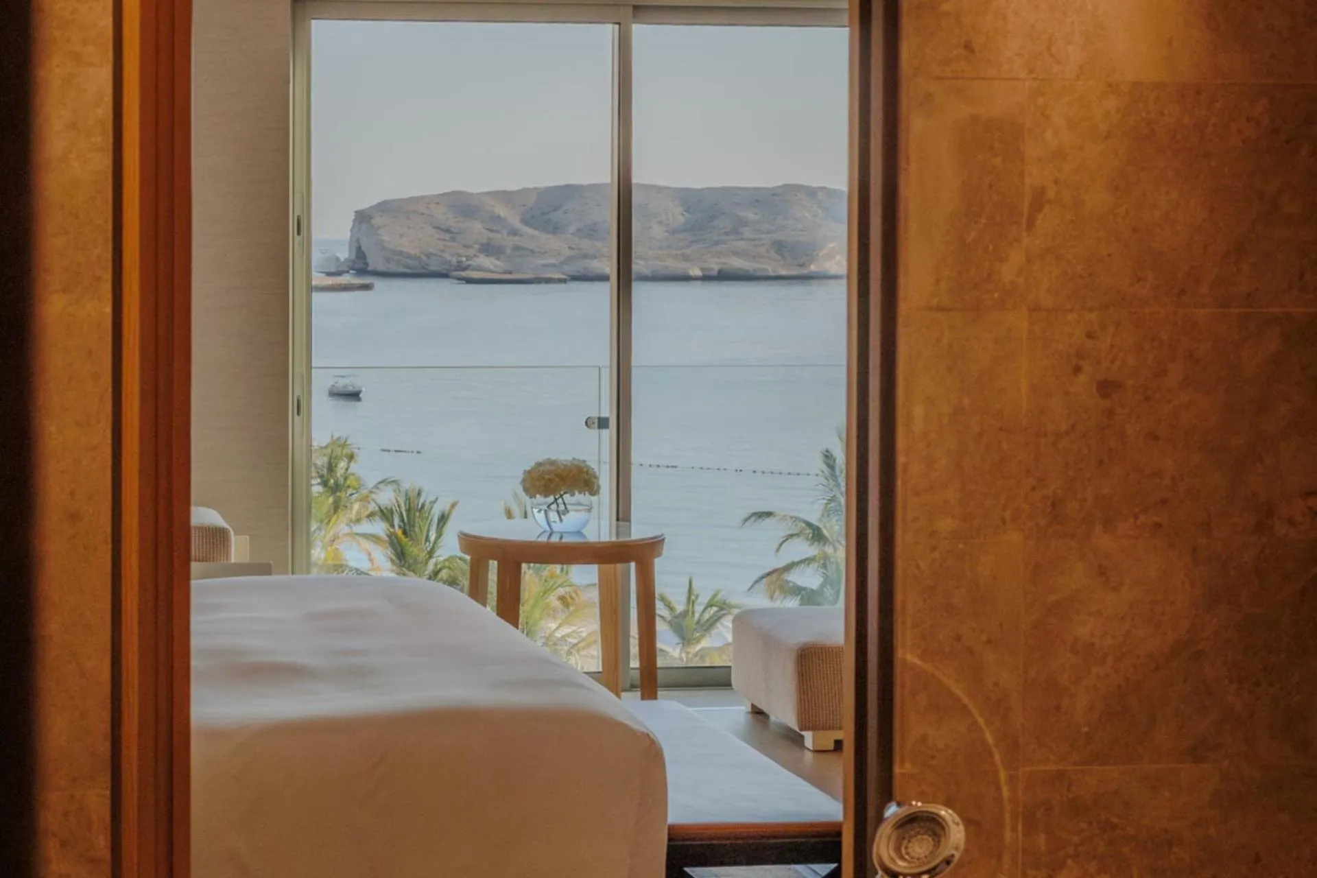 Sea view, Bed in Jumeirah Muscat Bay Oman