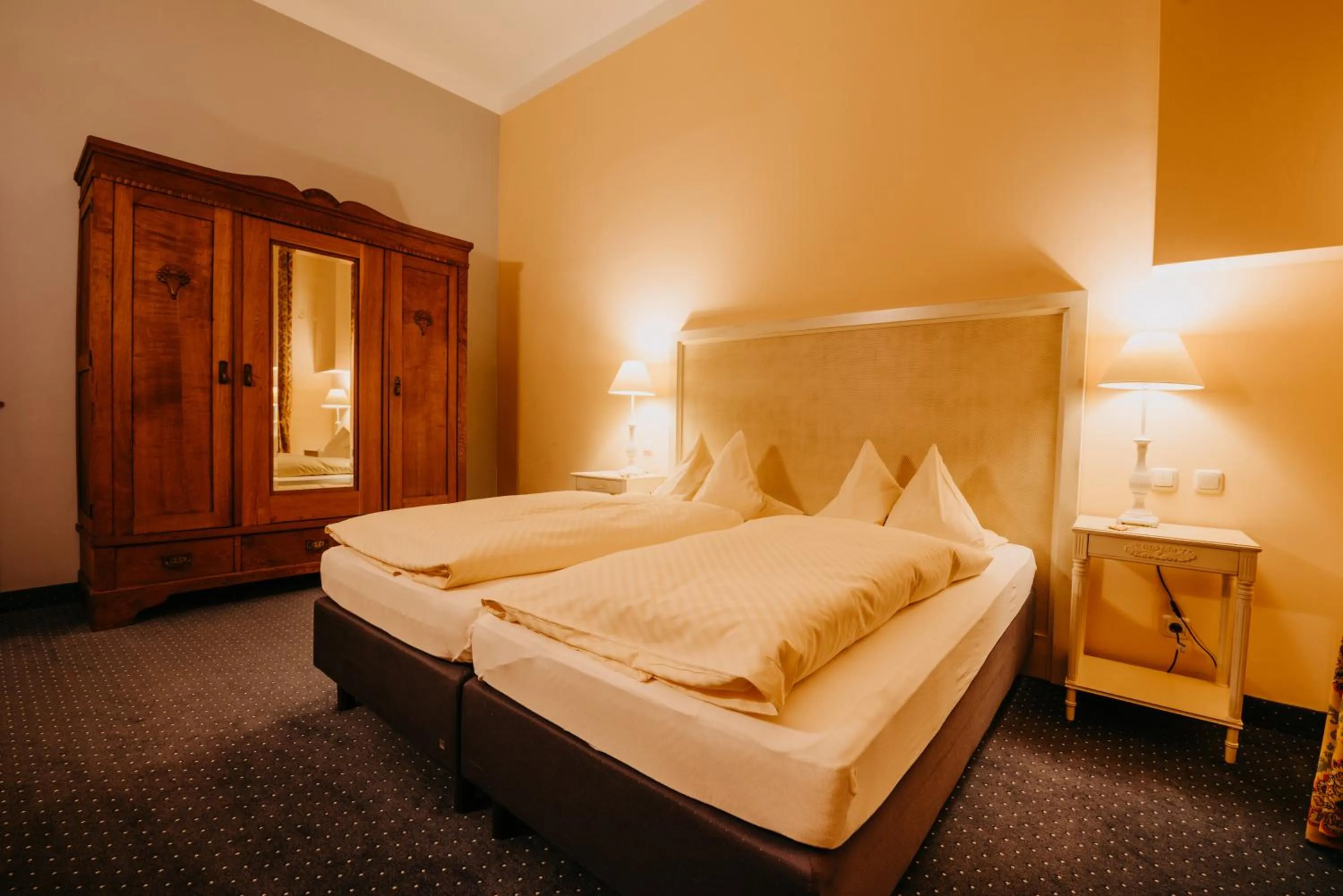 Bed in Hotel Schloß Gehrden