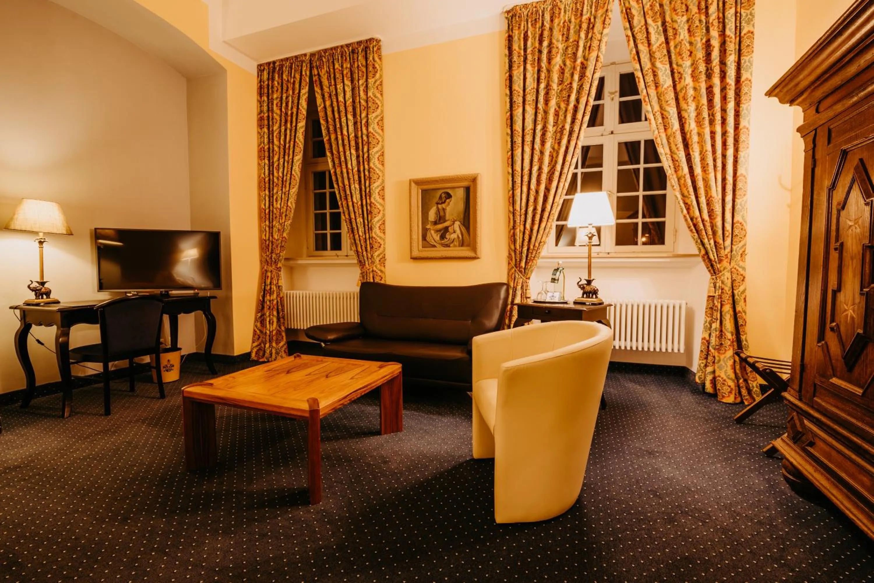 Bed in Hotel Schloß Gehrden