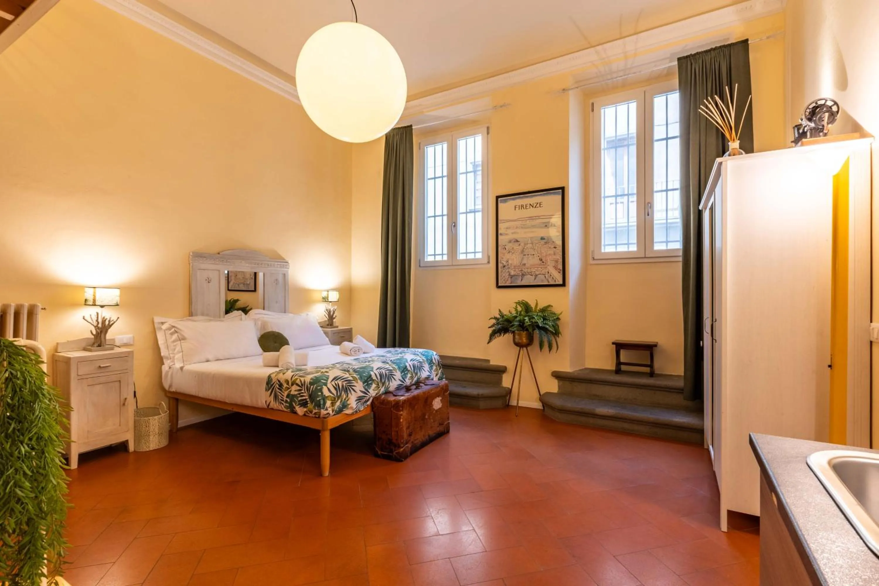 Bedroom, Bed in Secret Garden Firenze B&B