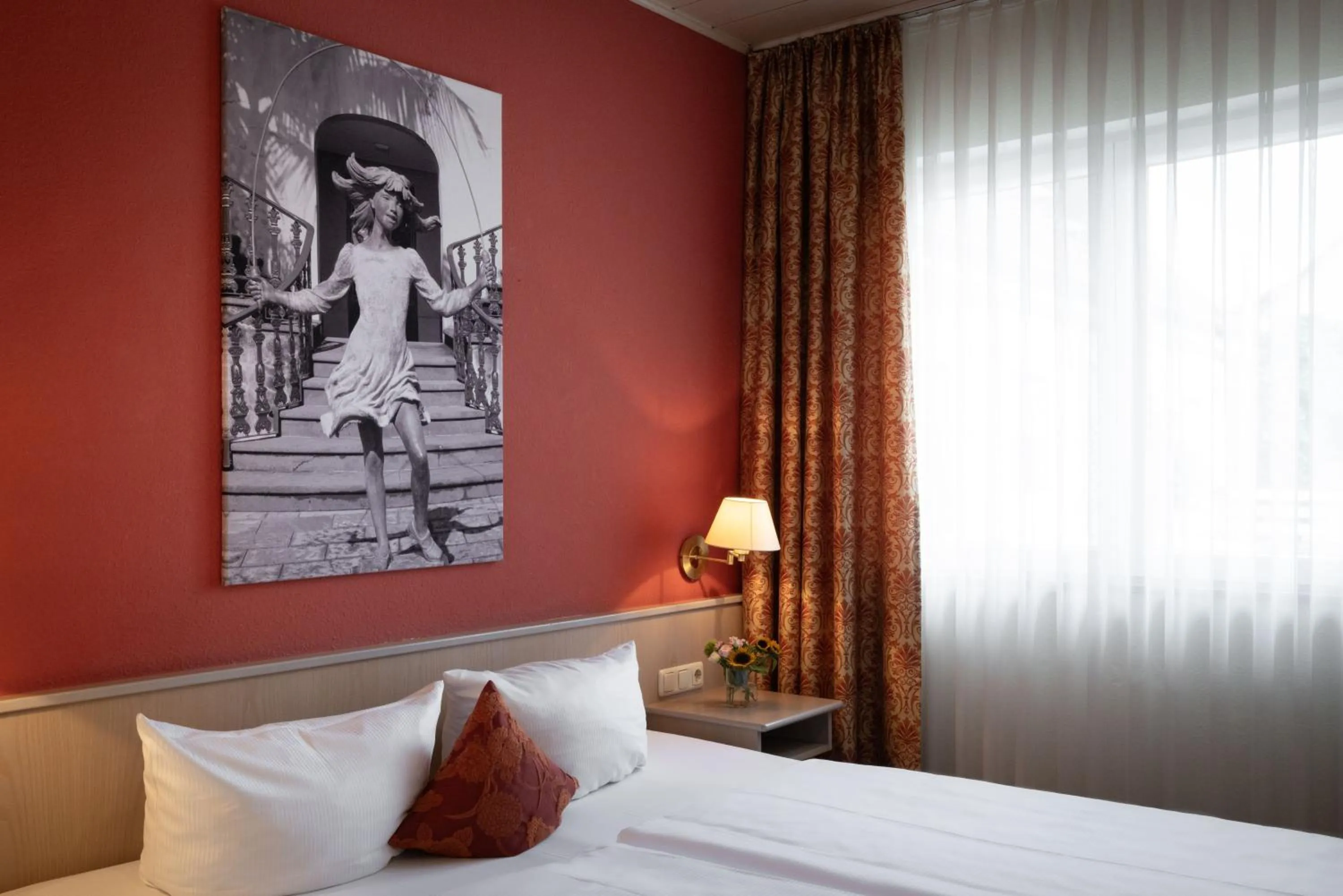 Bed in Romantik Landhotel 3Kronen