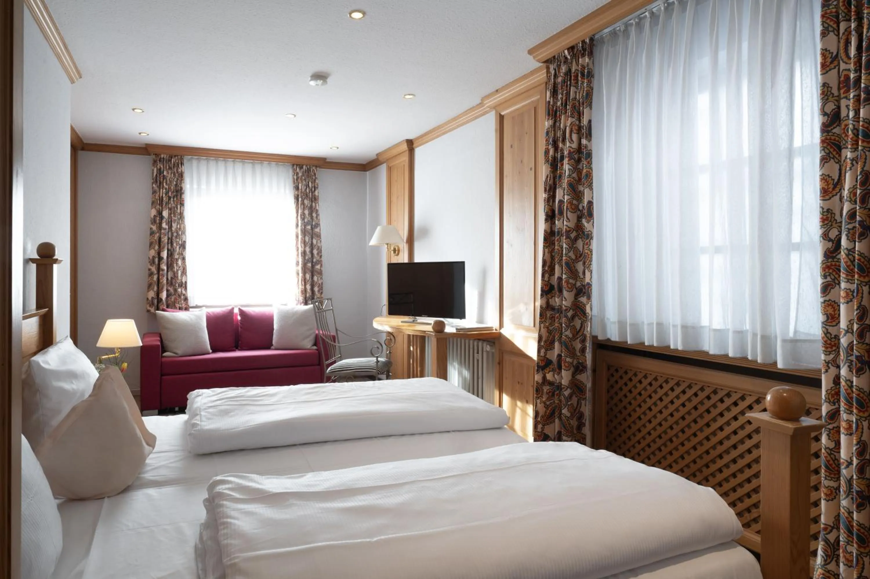 Bed in Romantik Landhotel 3Kronen