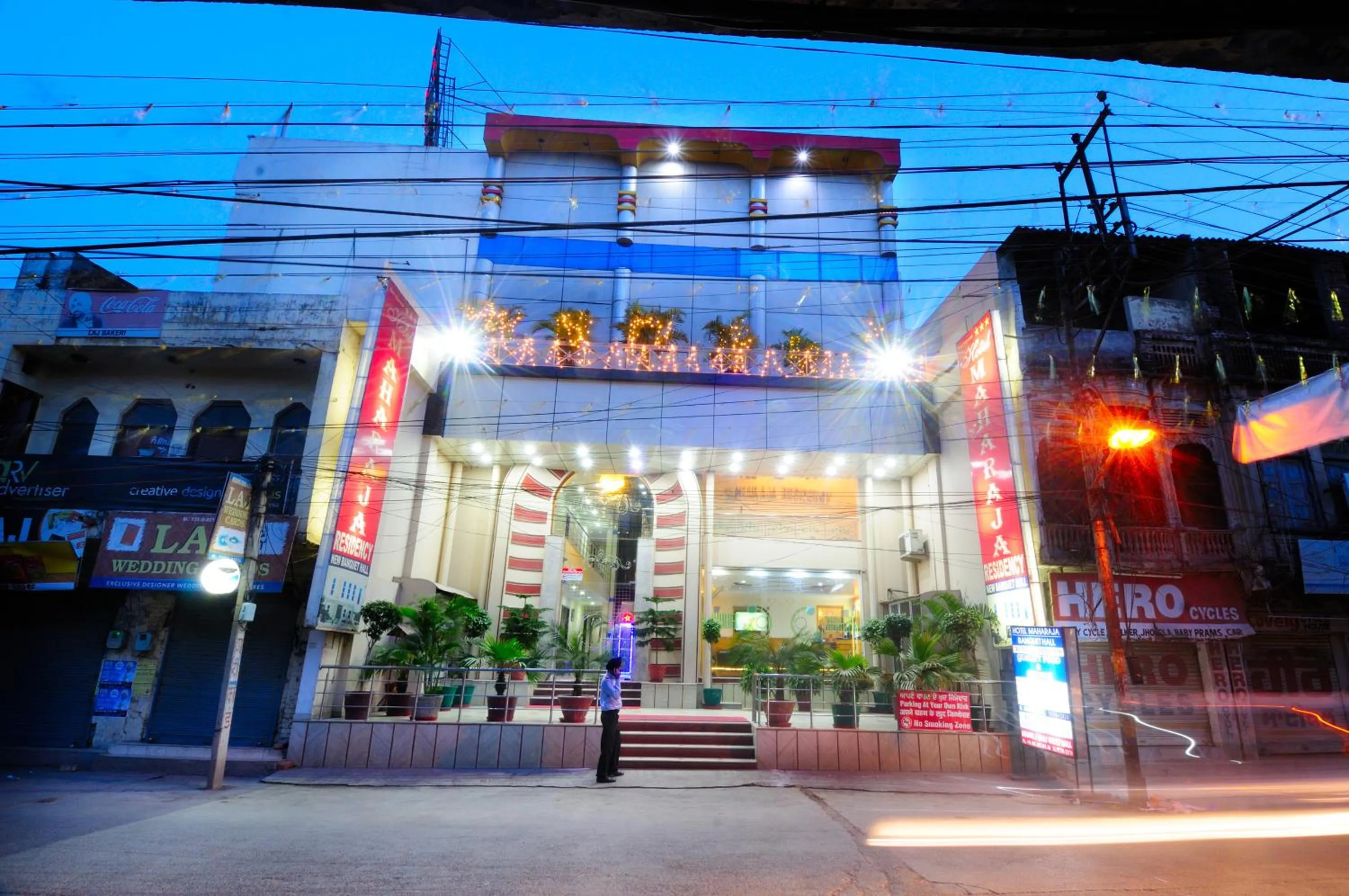 Property Building in Hotel Maharaja Residency