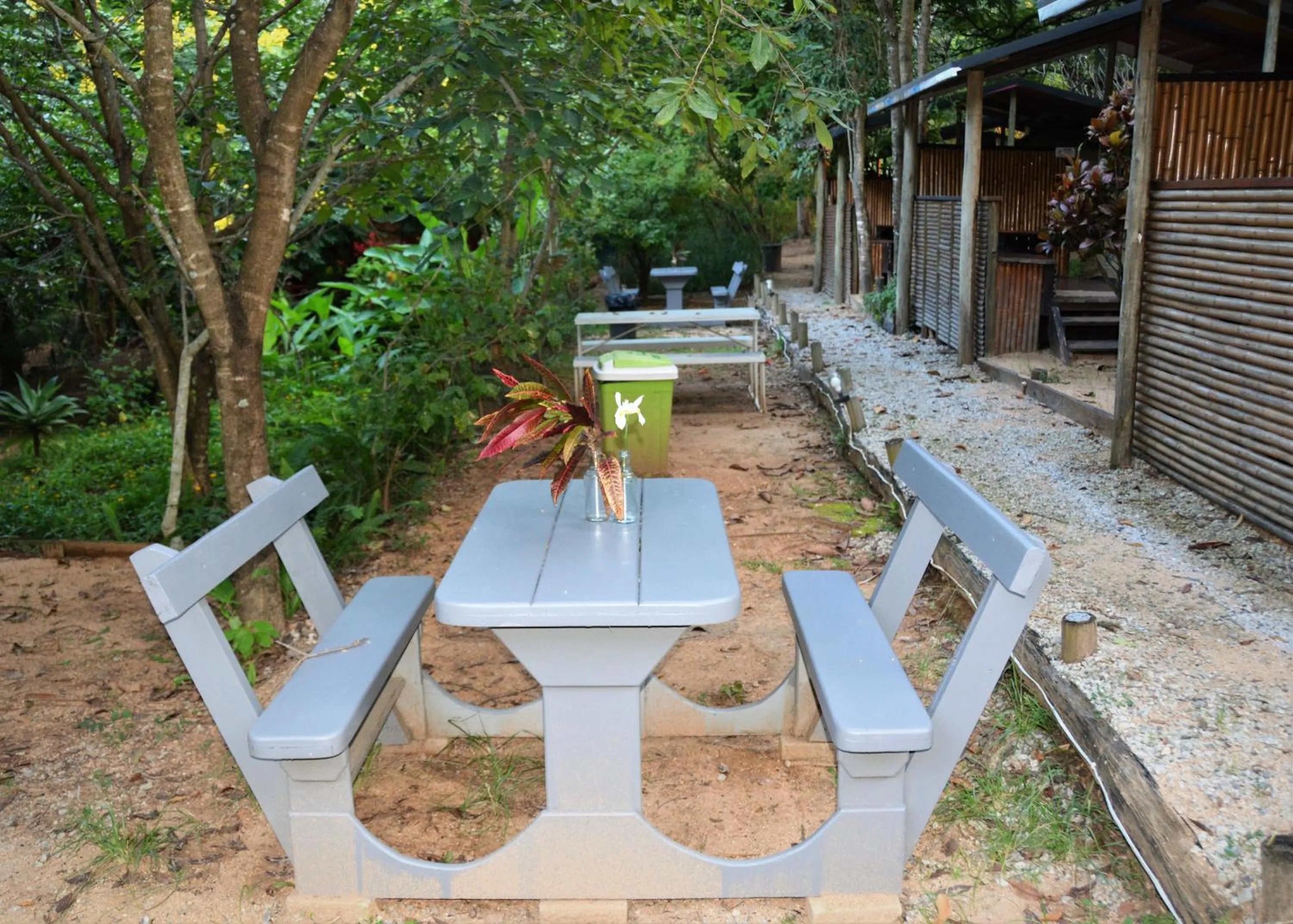 Patio in Hazyview Adventure Backpackers