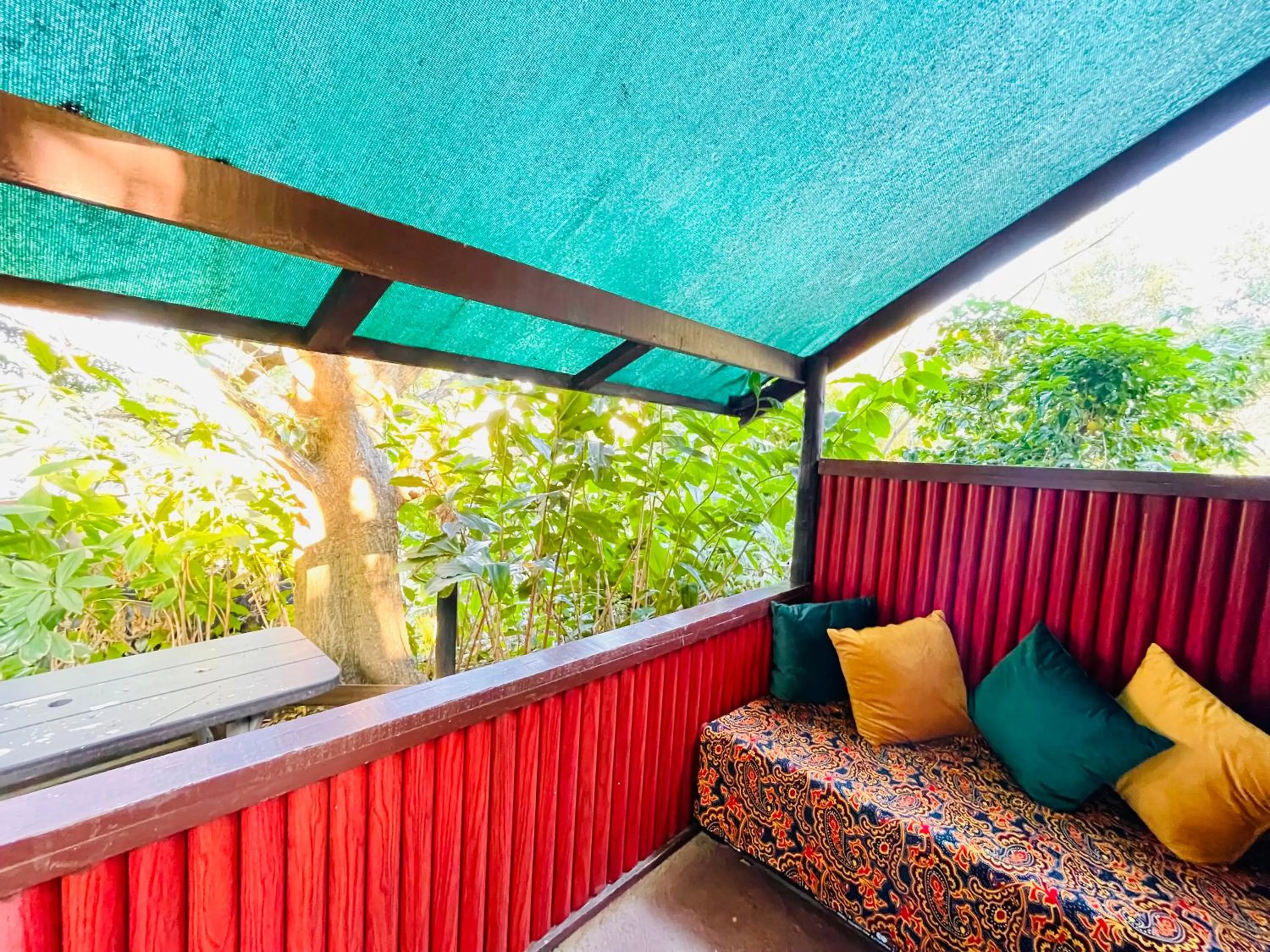 Balcony/Terrace in Hazyview Adventure Backpackers