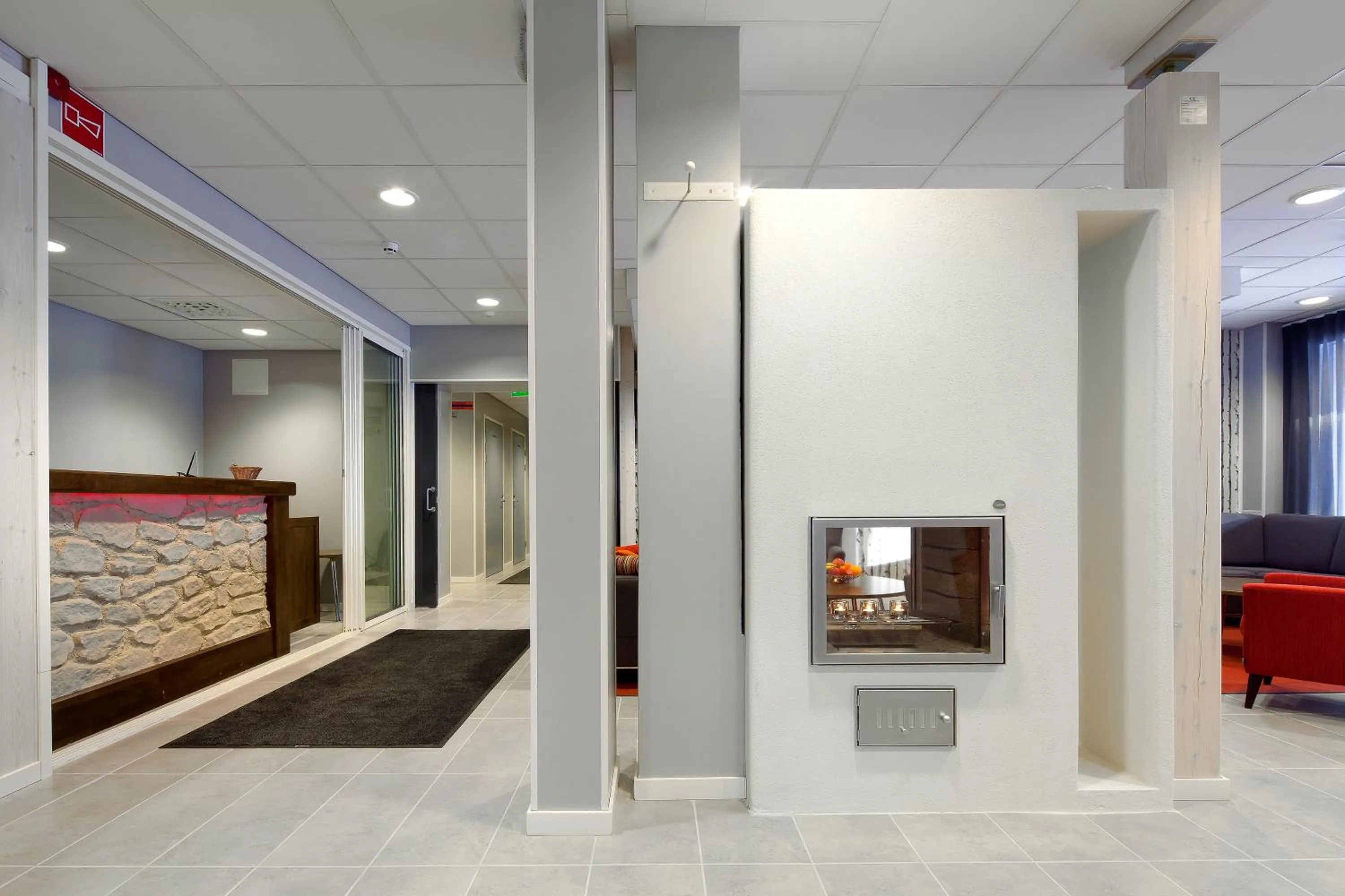 Lobby or reception in Rento Hotelli