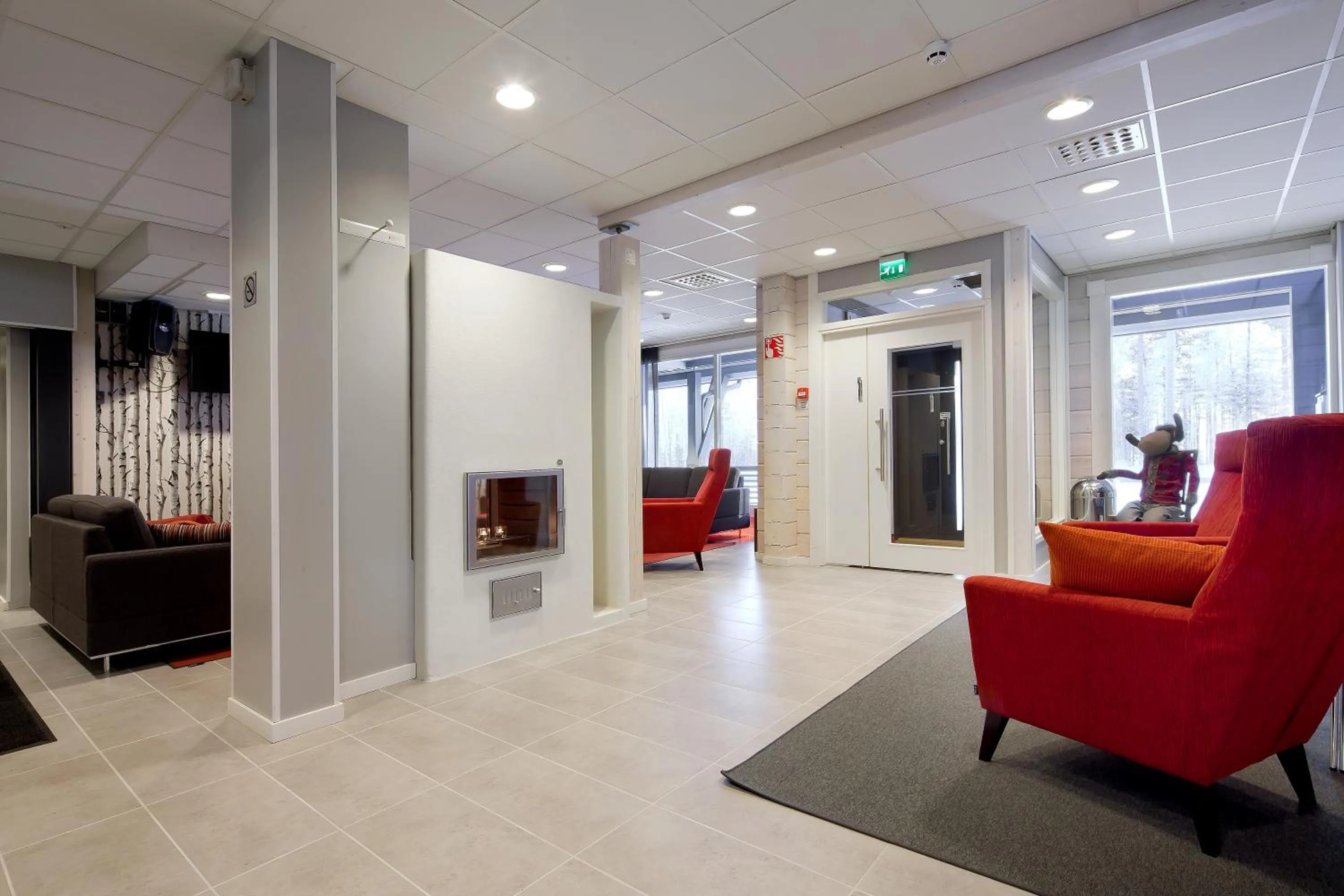 Lobby or reception in Rento Hotelli