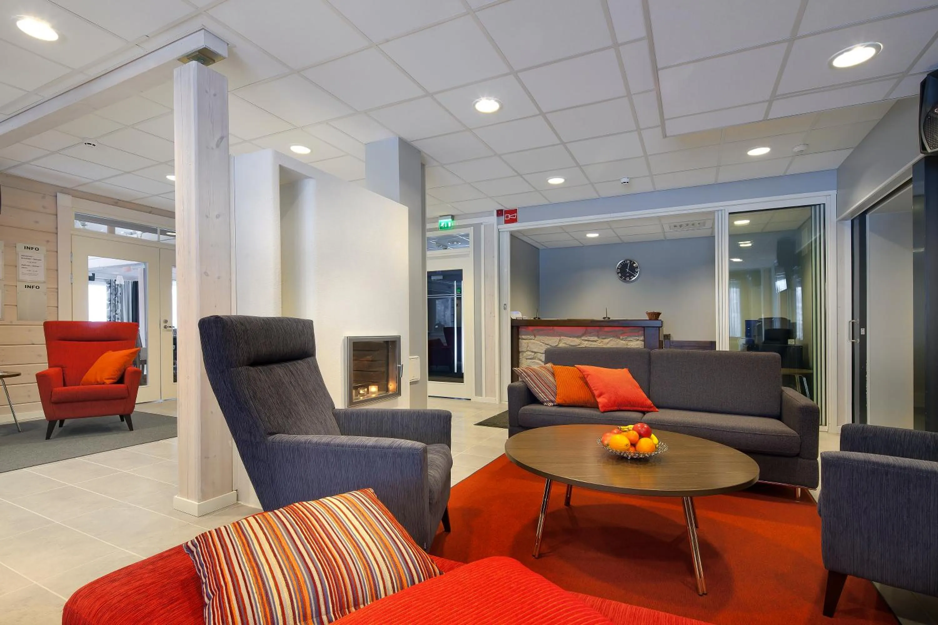 Lobby or reception in Rento Hotelli