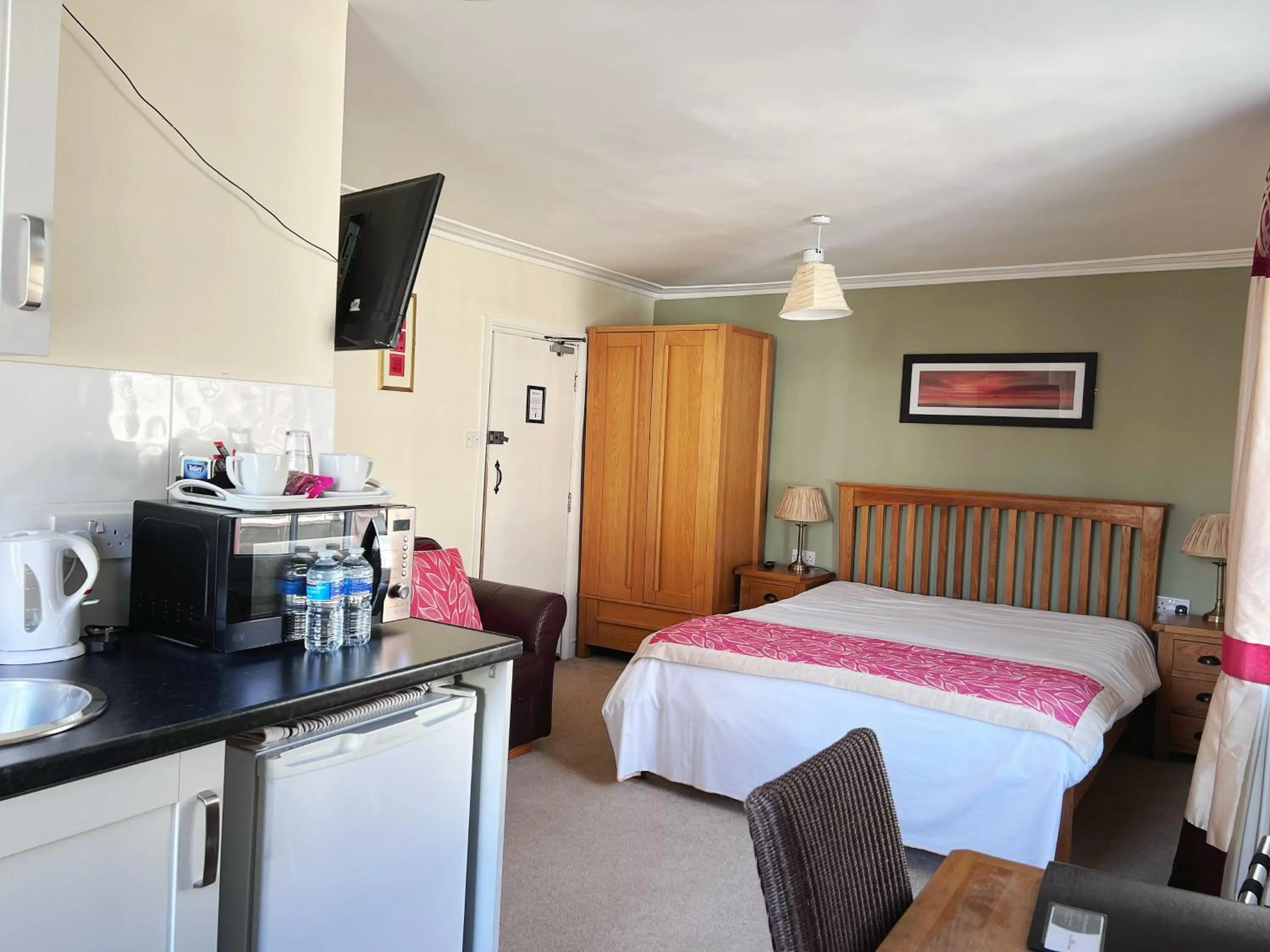 Bed in The Crown Hotel