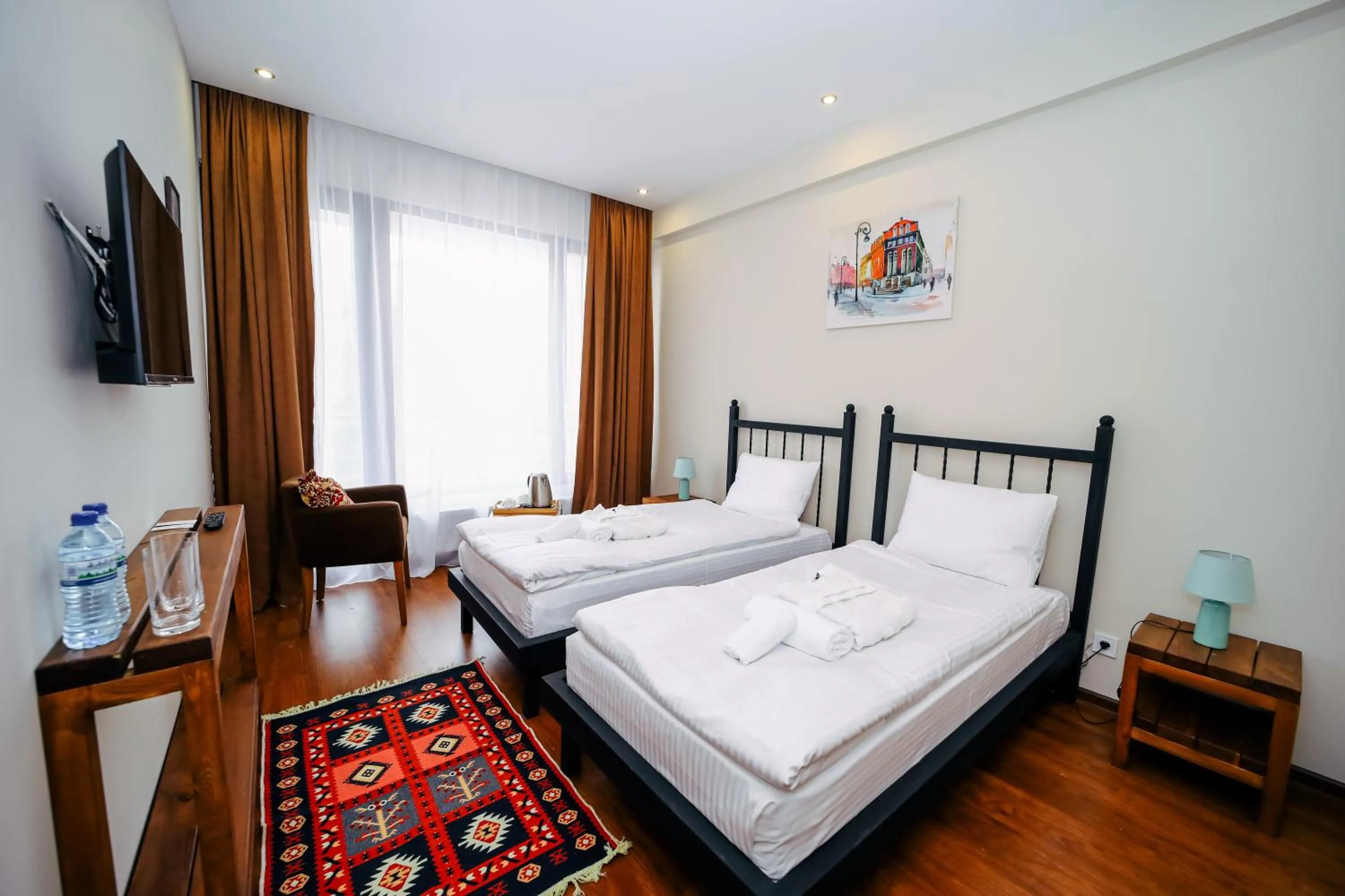 Bed in Mountain House Kazbegi