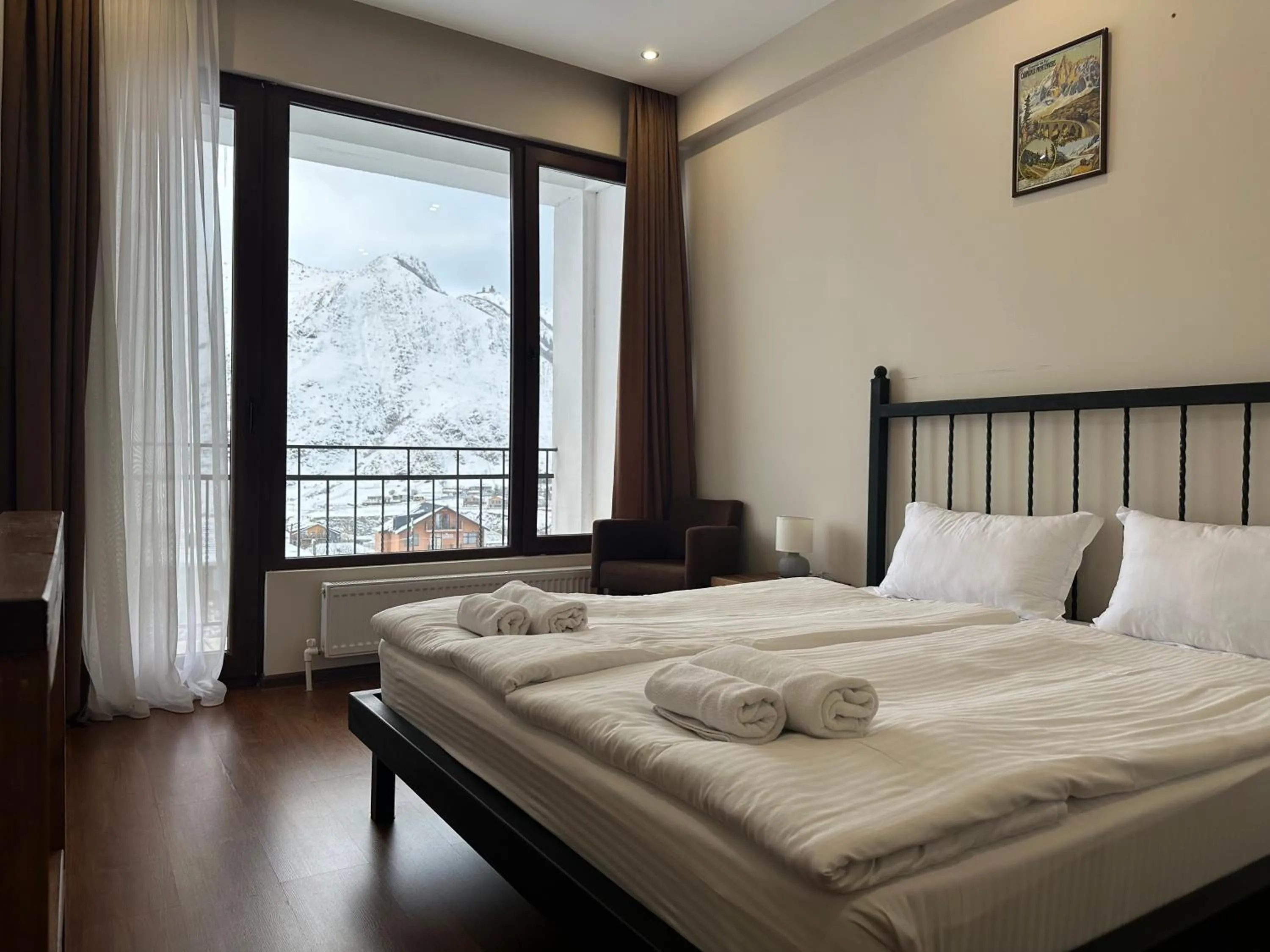 Bed in Mountain House Kazbegi