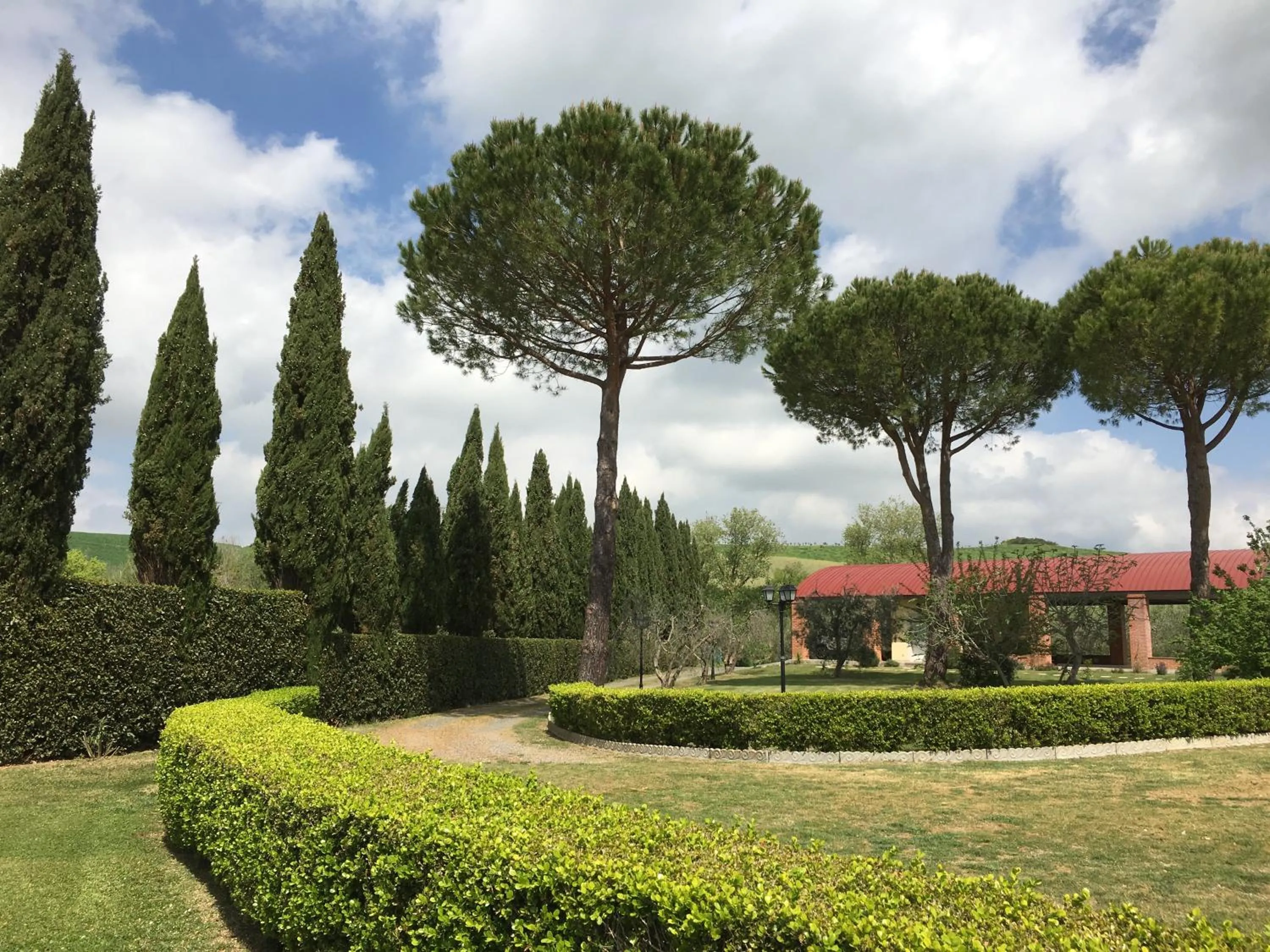 Garden view in Podere Il Mulino