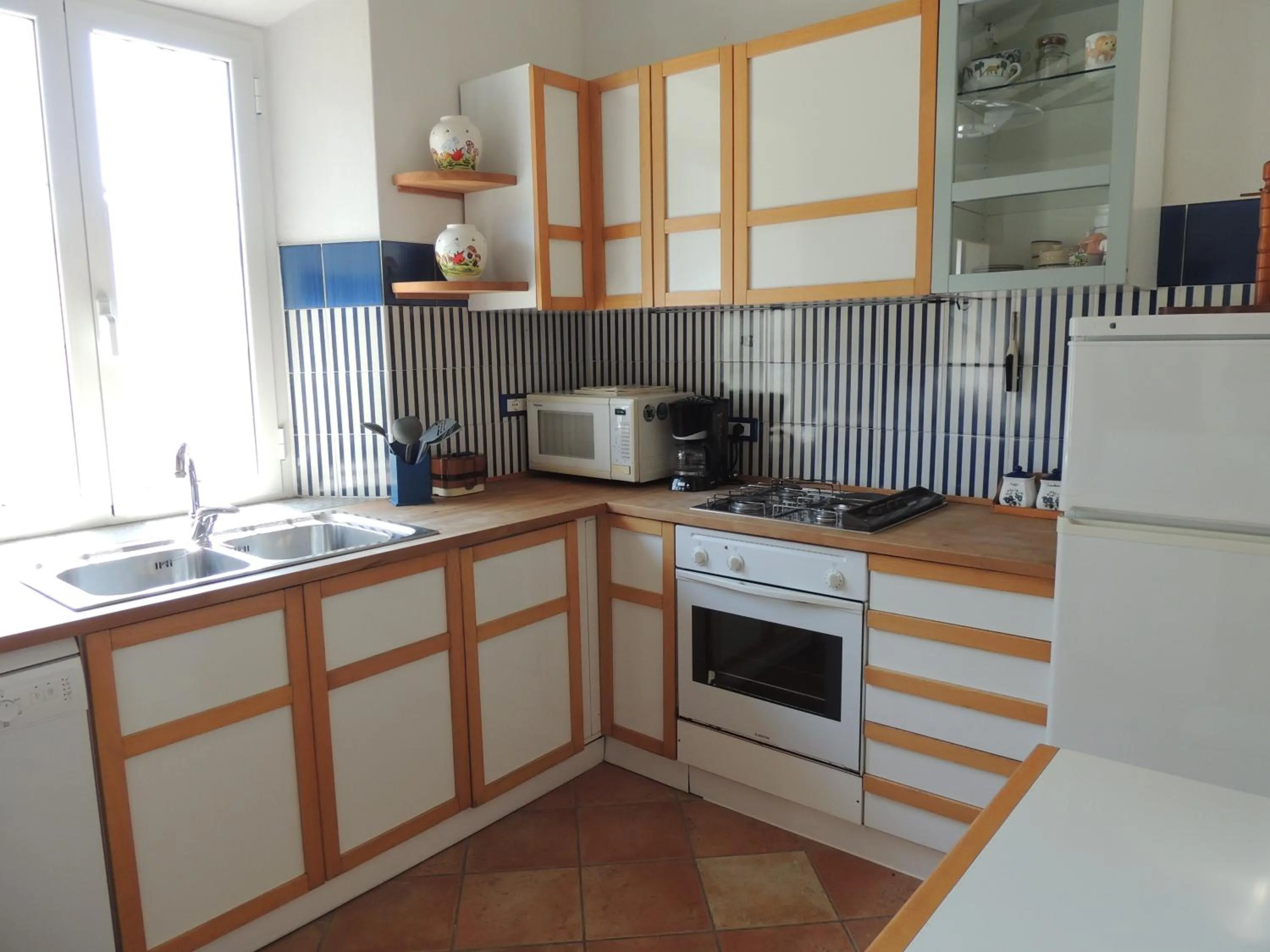 Communal kitchen in Podere Il Mulino