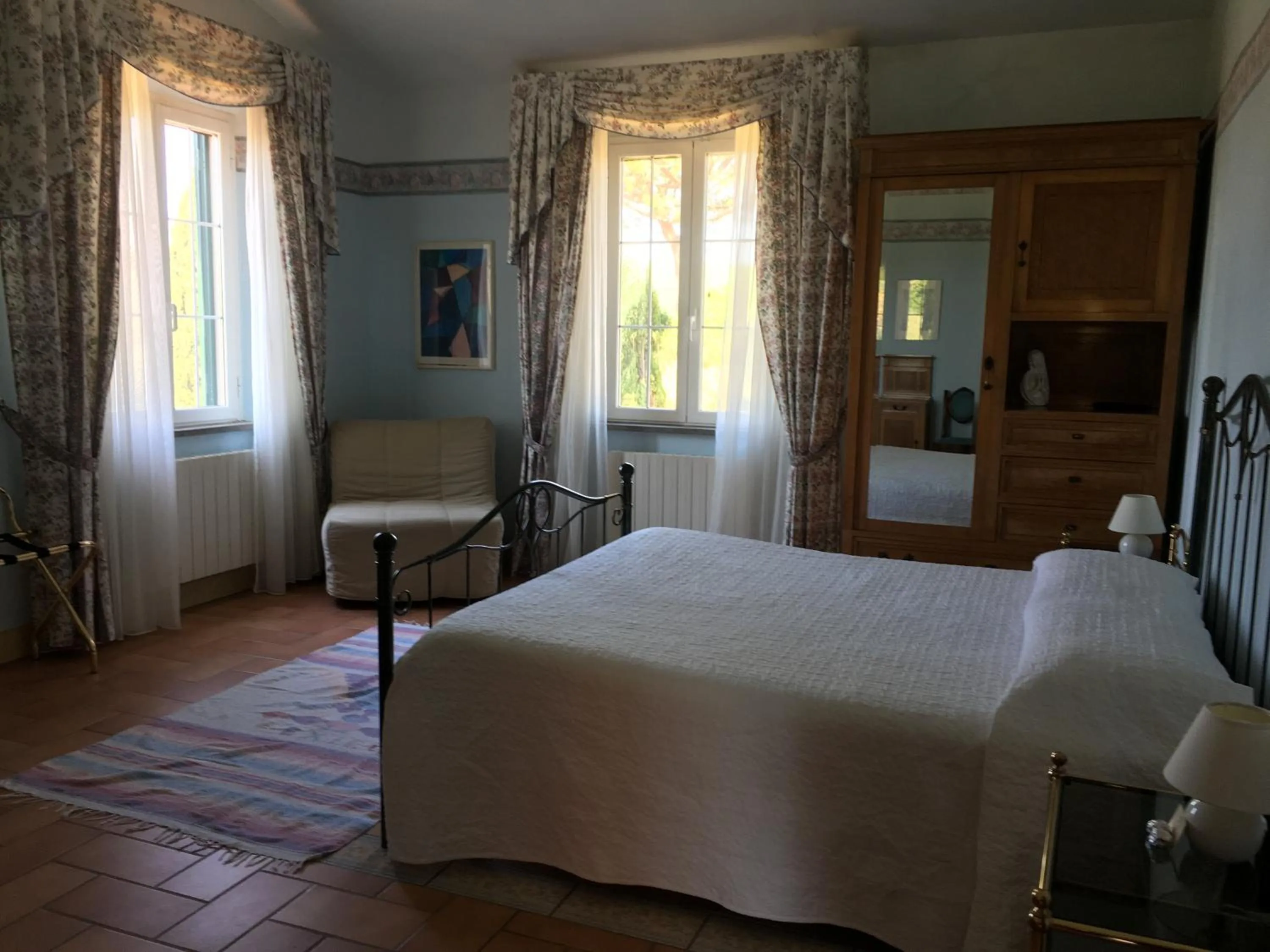 Photo of the whole room, Bed in Podere Il Mulino