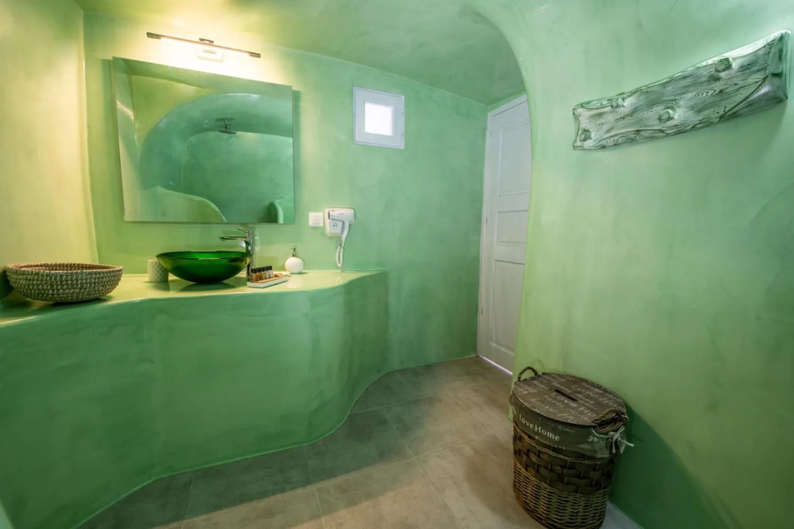 Bathroom in Sun Angelos Oia - Luxury Cave Suites