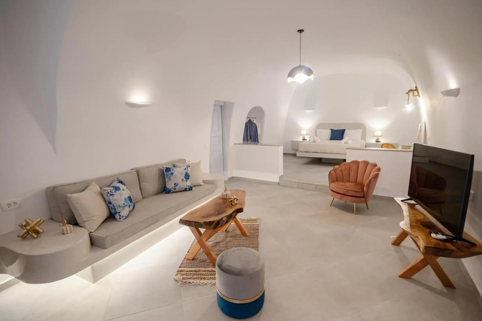 Photo of the whole room in Sun Angelos Oia - Luxury Cave Suites