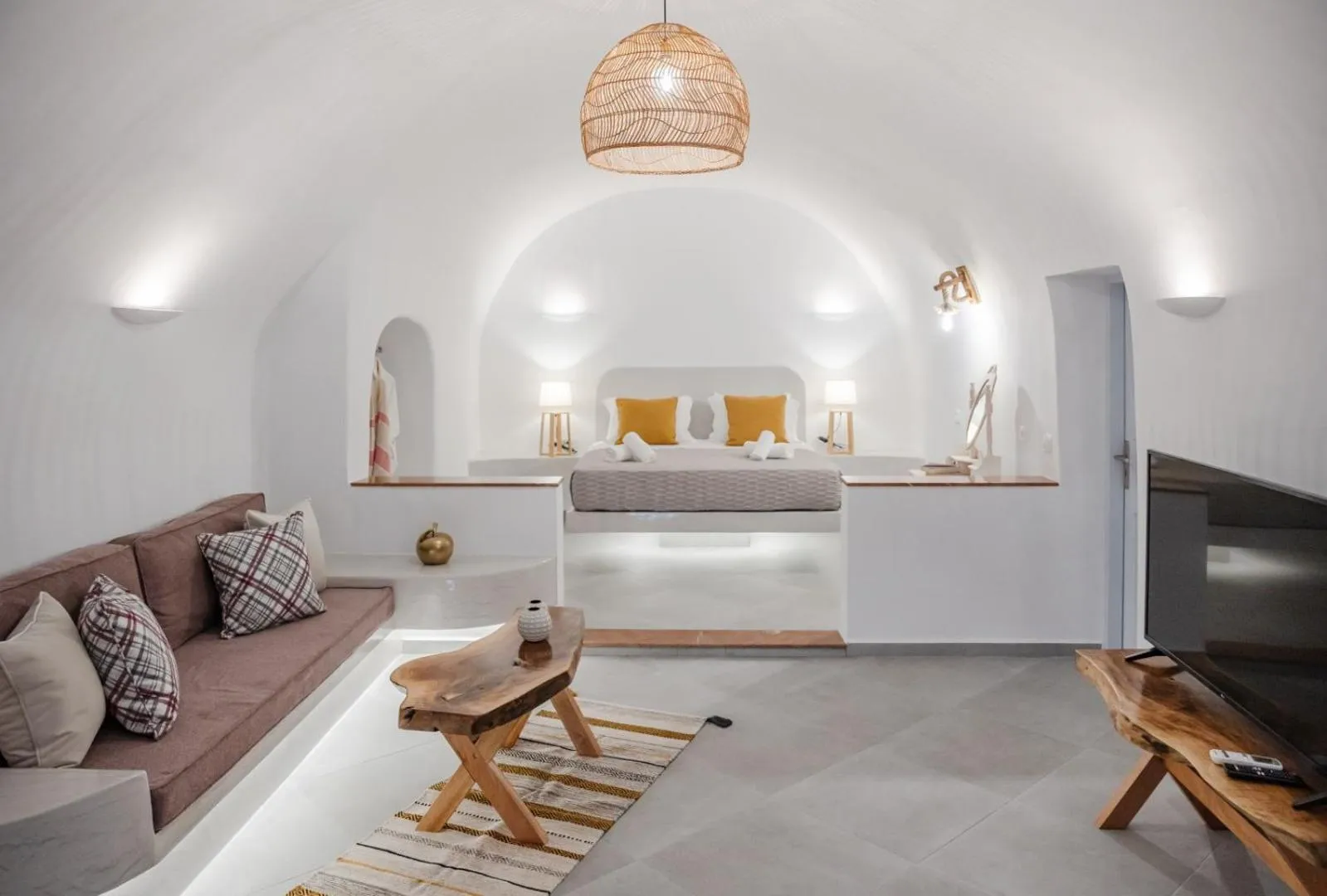 Photo of the whole room in Sun Angelos Oia - Luxury Cave Suites