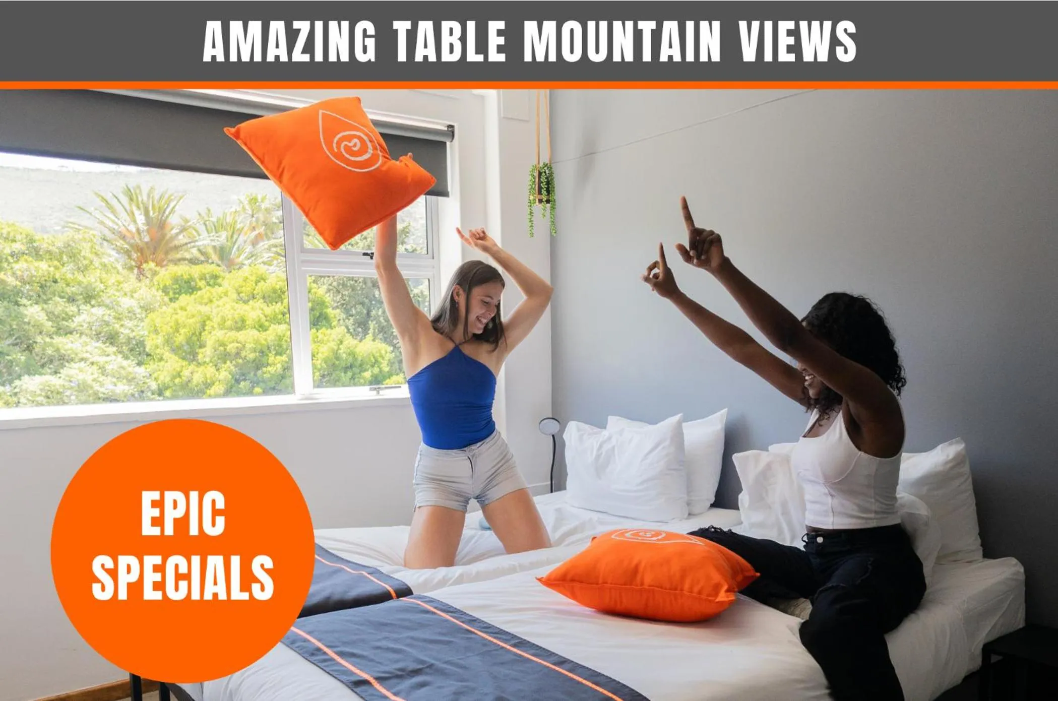 Bedroom in Never at Home Kloof Street