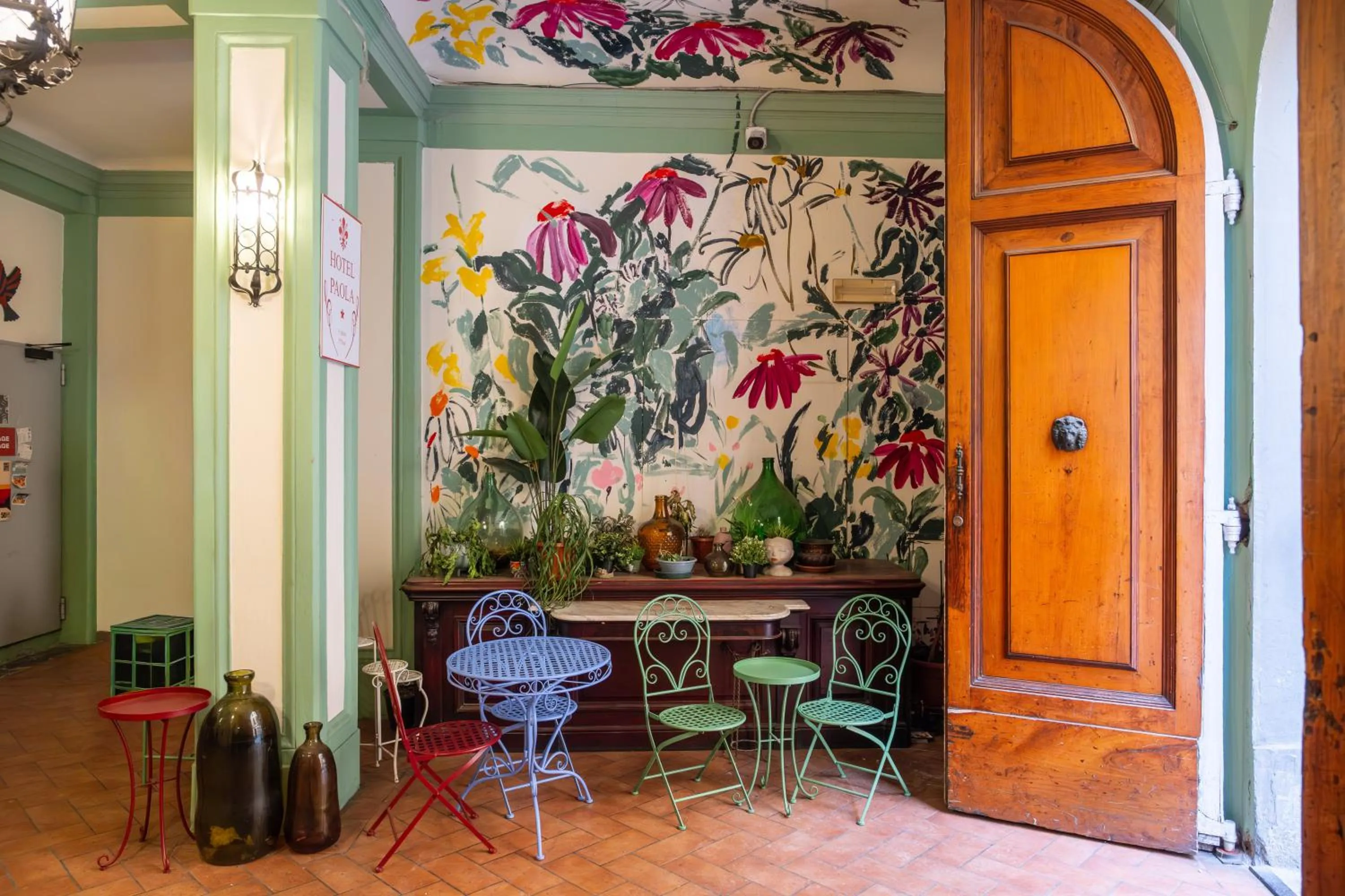 Seating area in Ostello Bello Firenze