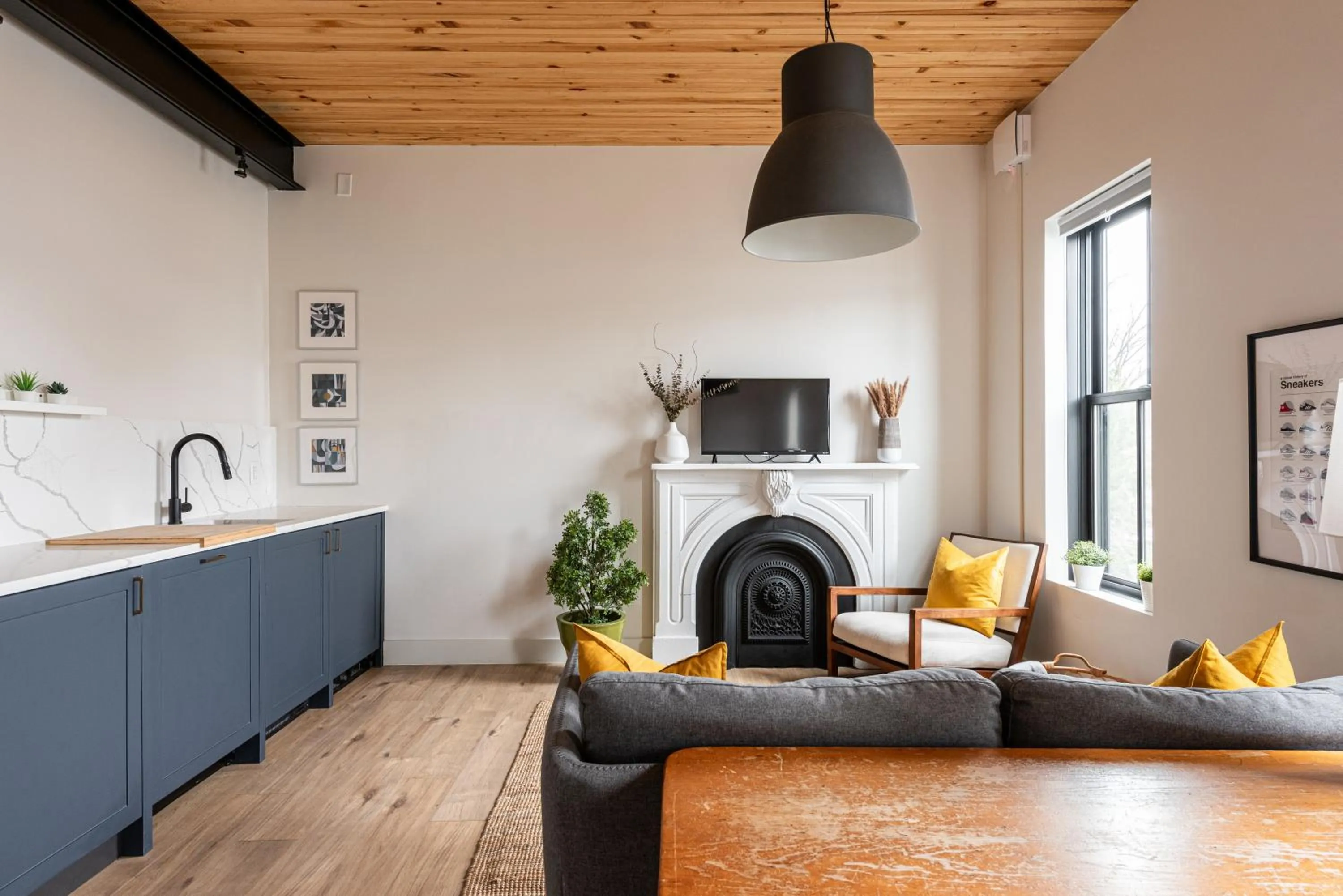 Living room in Brewery Park Hotel