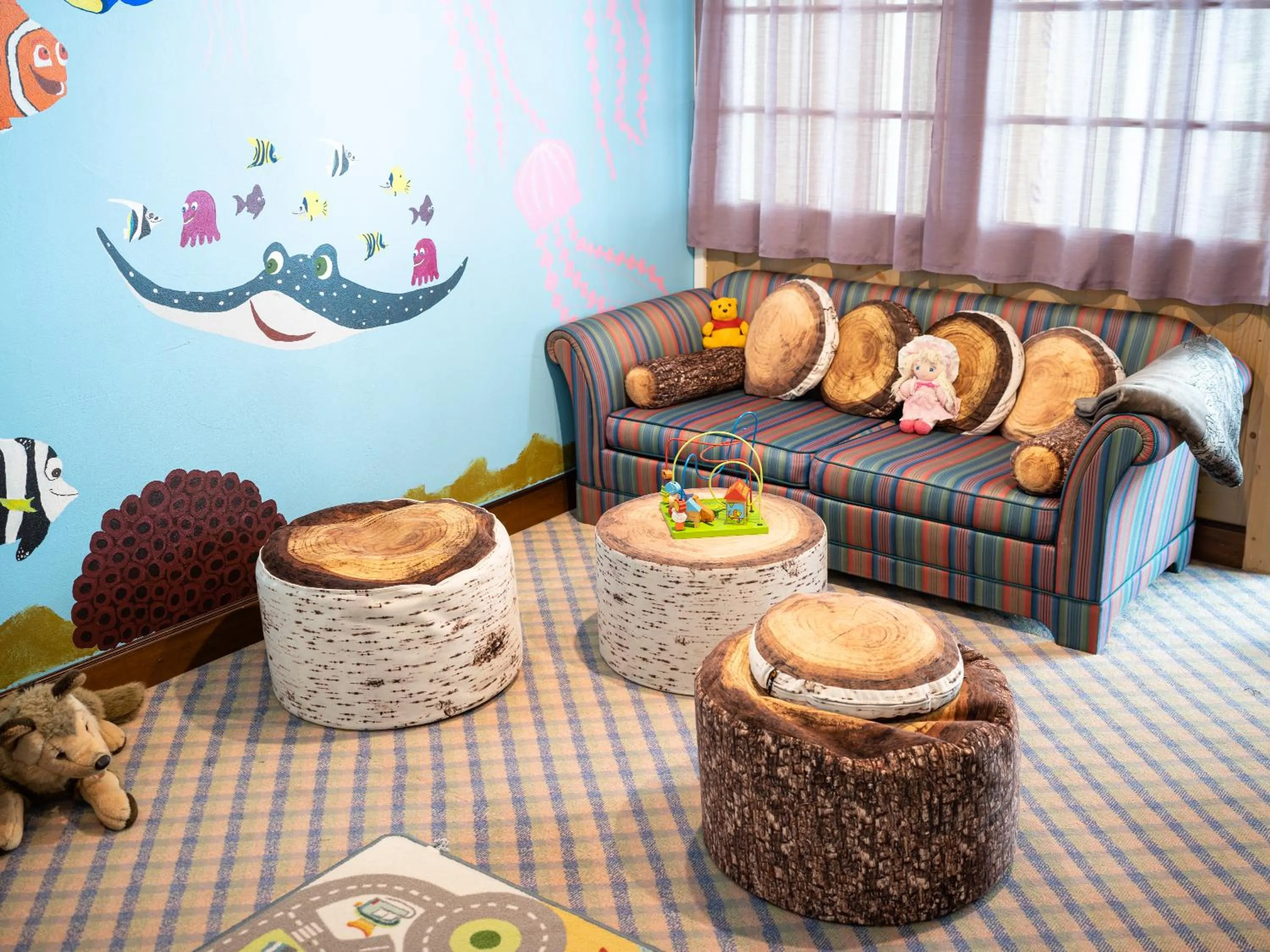 Children play ground in Hotel Sternen Unterwasser