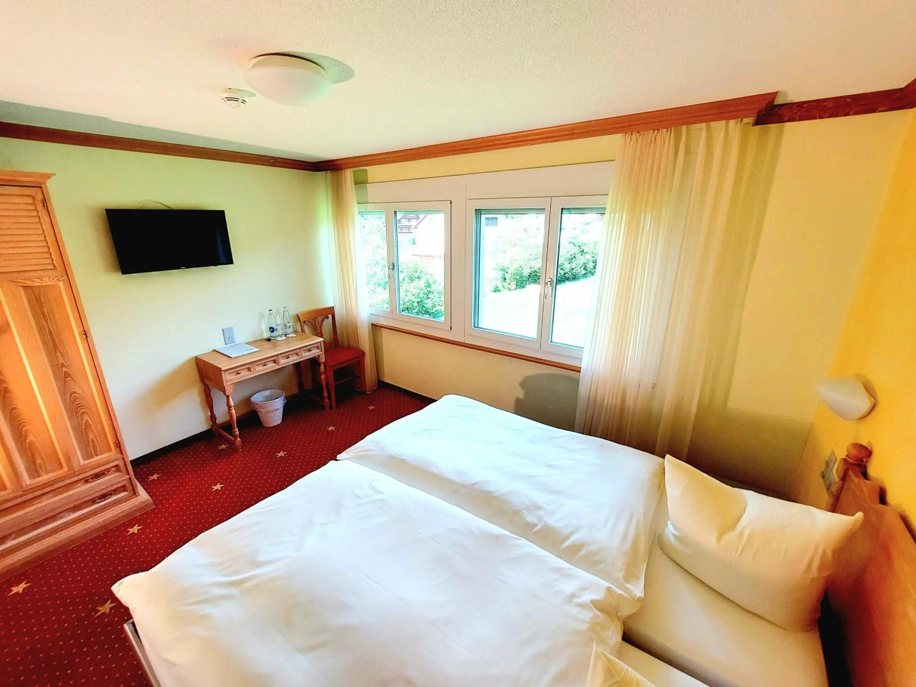 Photo of the whole room, Bed in Hotel Sternen Unterwasser