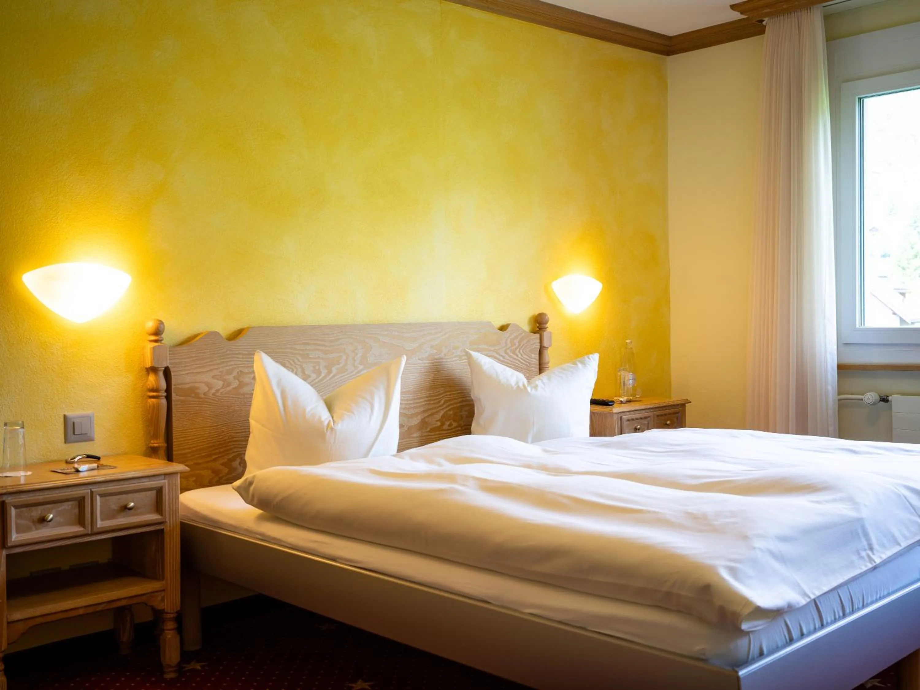 Photo of the whole room, Bed in Hotel Sternen Unterwasser