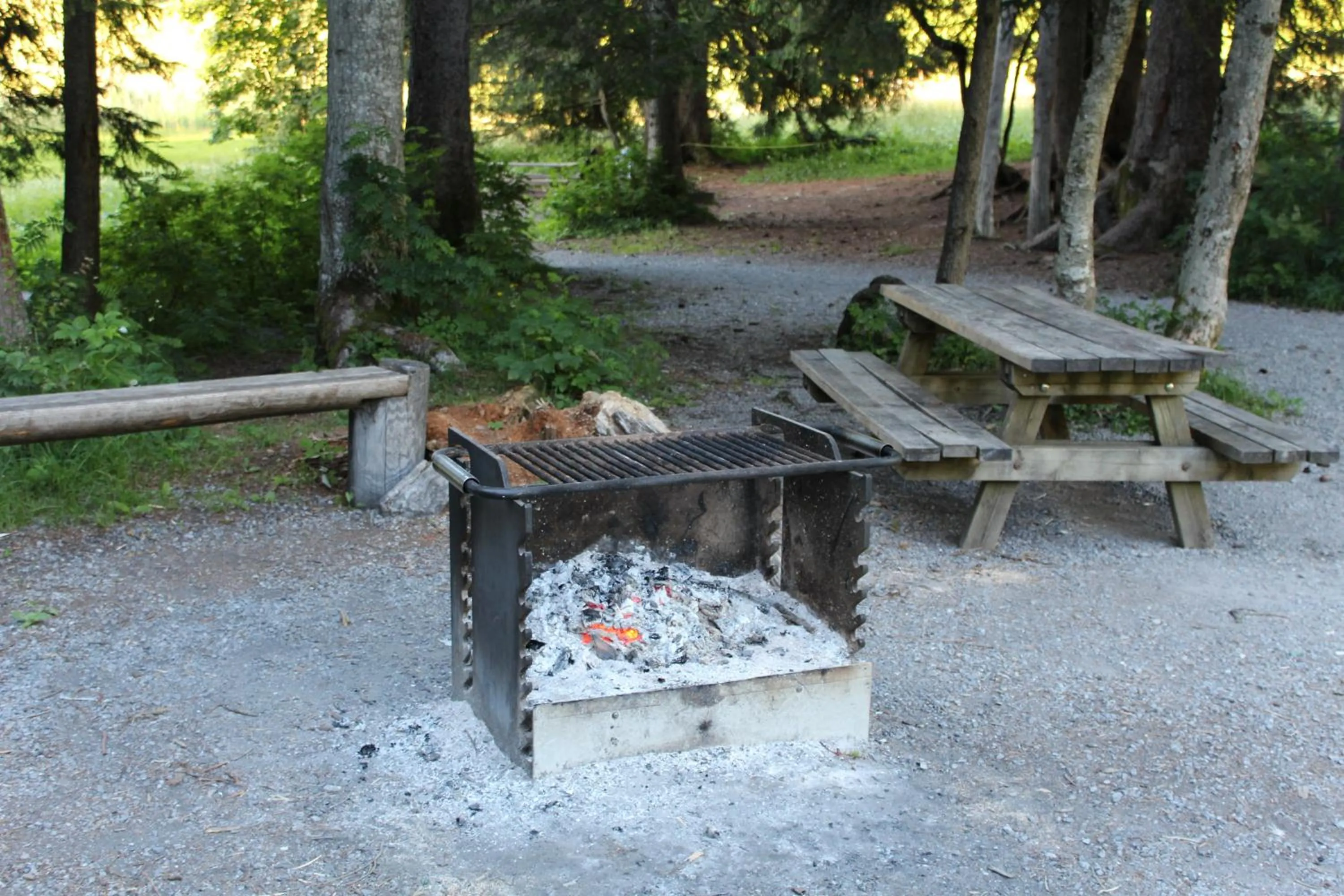 BBQ facilities in Hotel Sternen Unterwasser