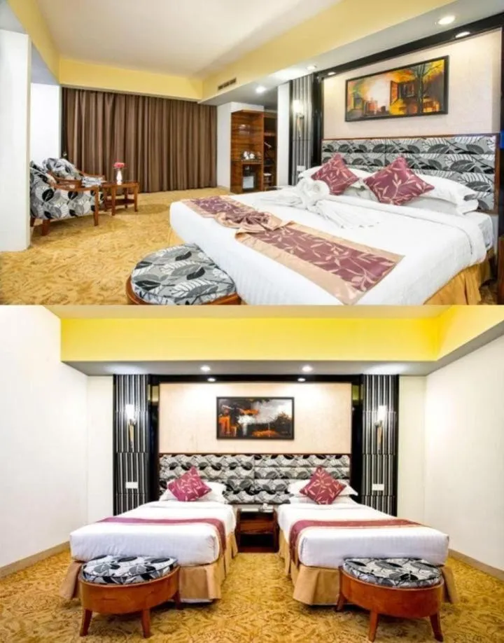 Bed in Hotel Star Pacific