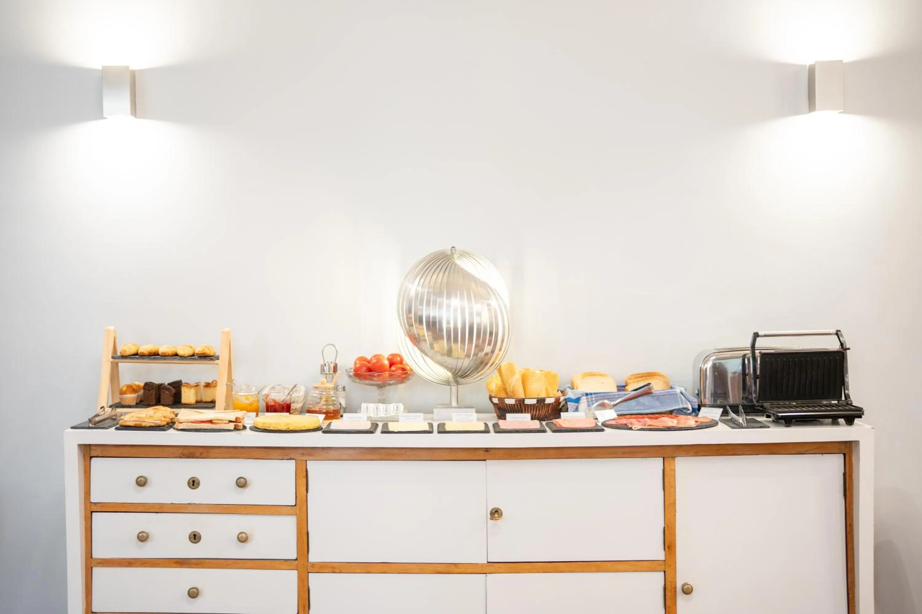 Buffet breakfast in We Boutique Hotel Barcelona