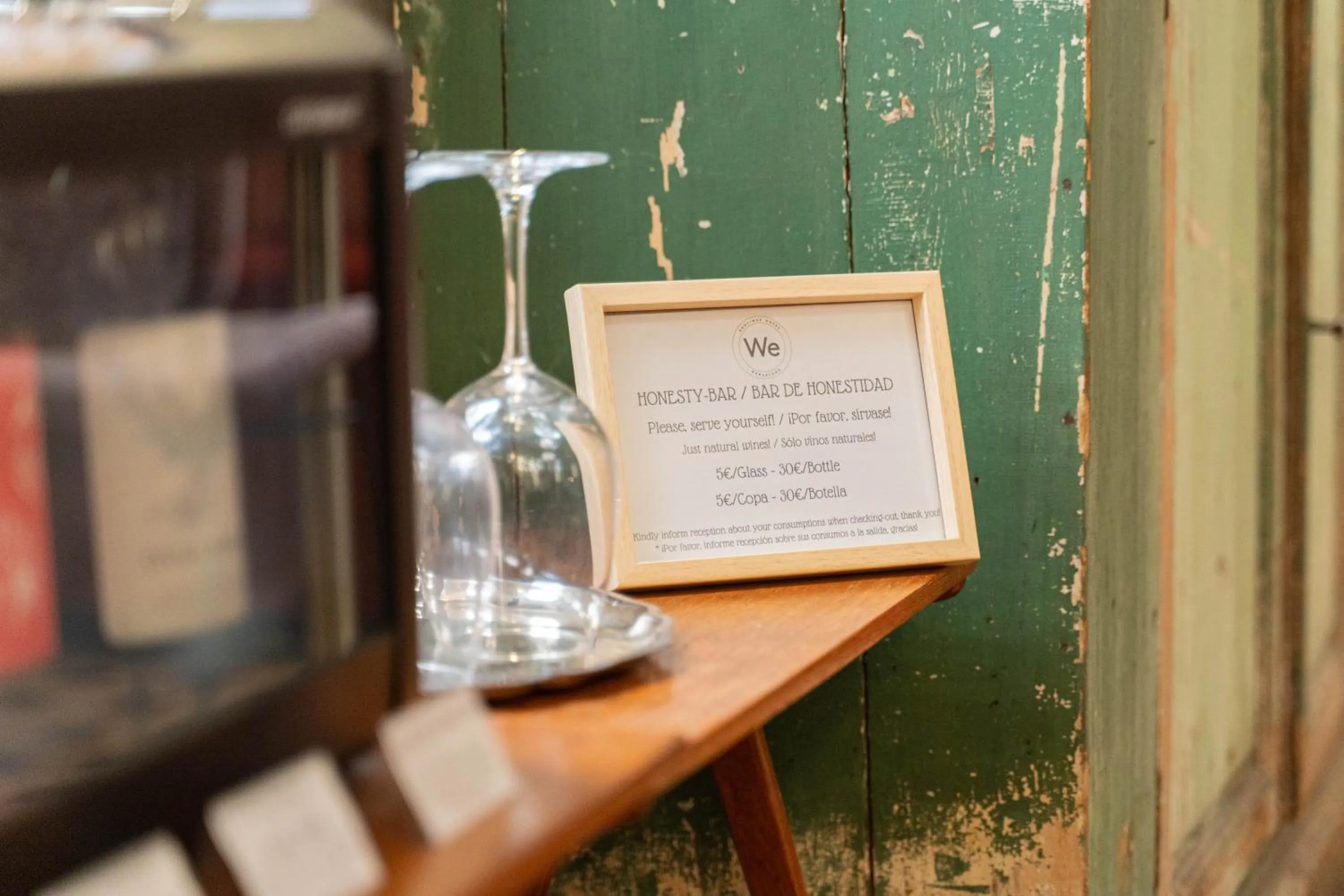 minibar in We Boutique Hotel Barcelona