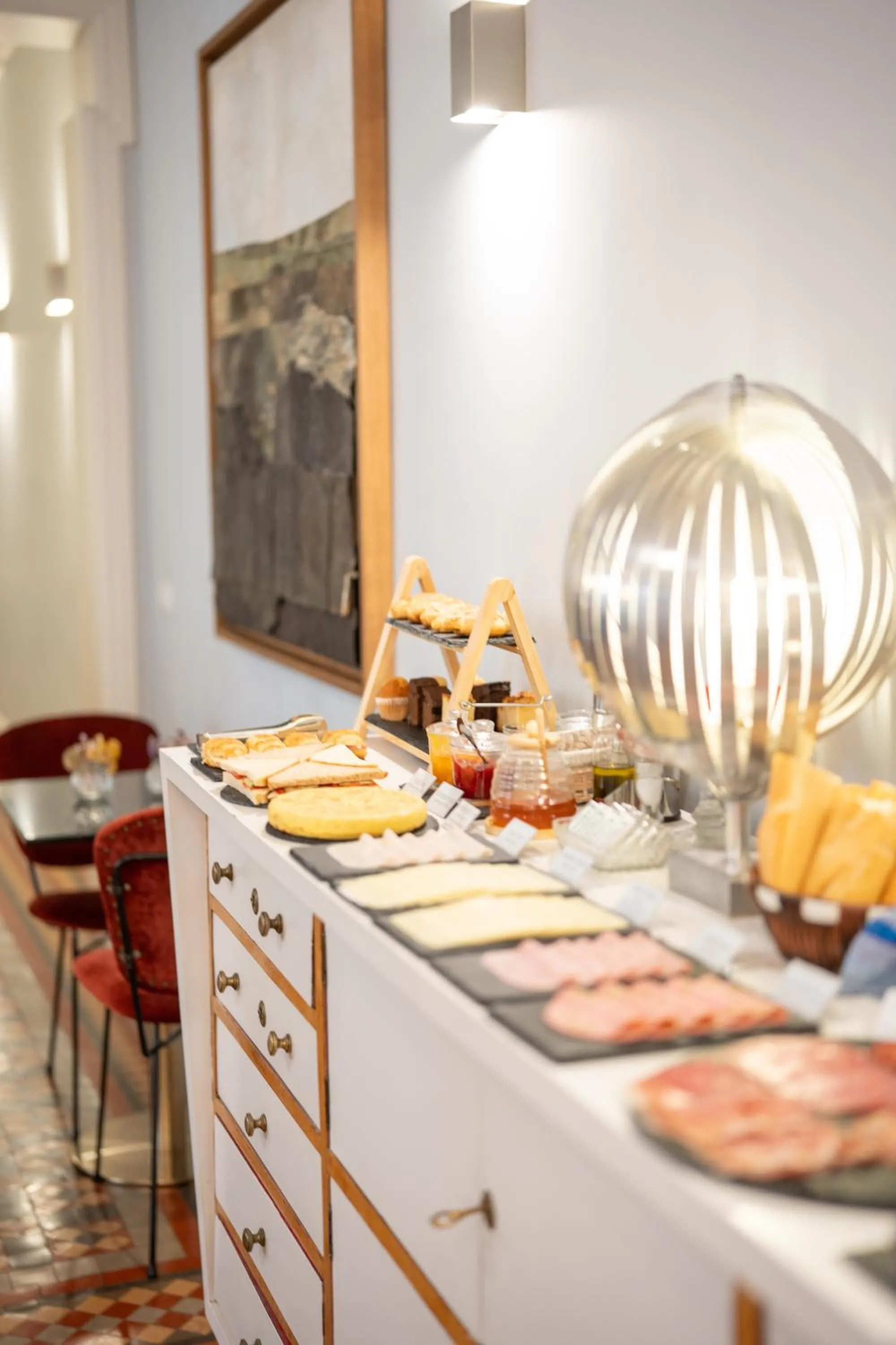 Buffet breakfast in We Boutique Hotel Barcelona