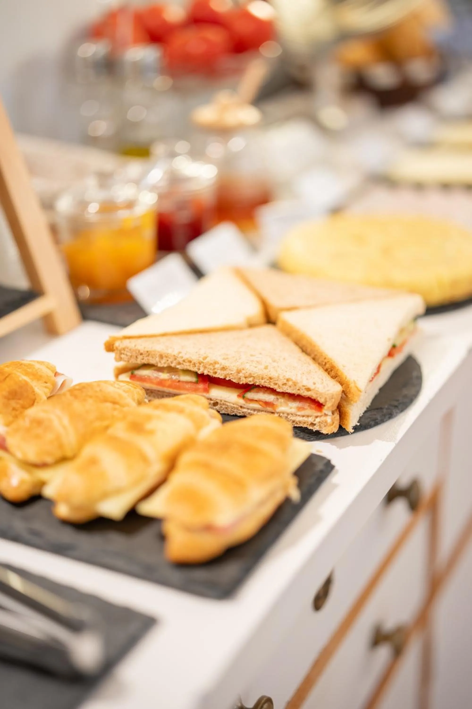 Buffet breakfast in We Boutique Hotel Barcelona