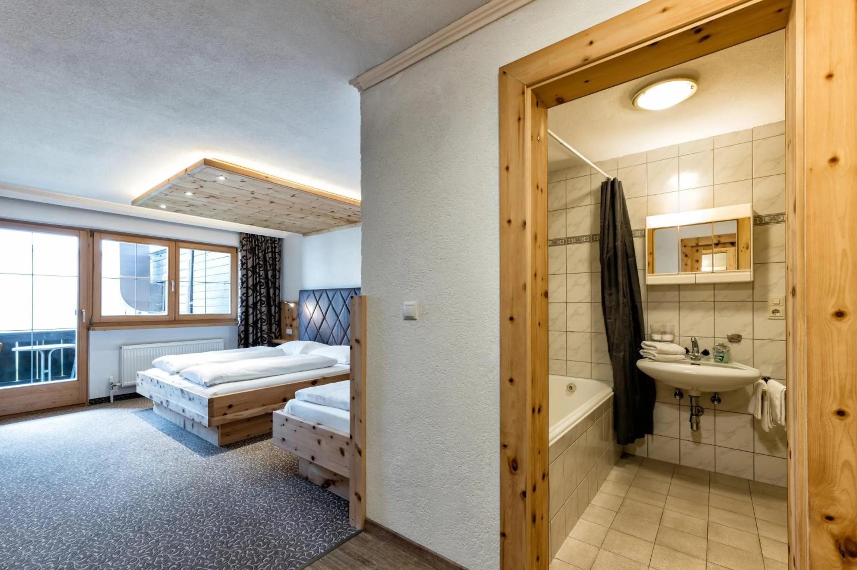 Bathroom, Bed in Appartementanlage Kerber