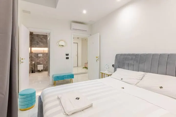 Bed in Marmur luxury room