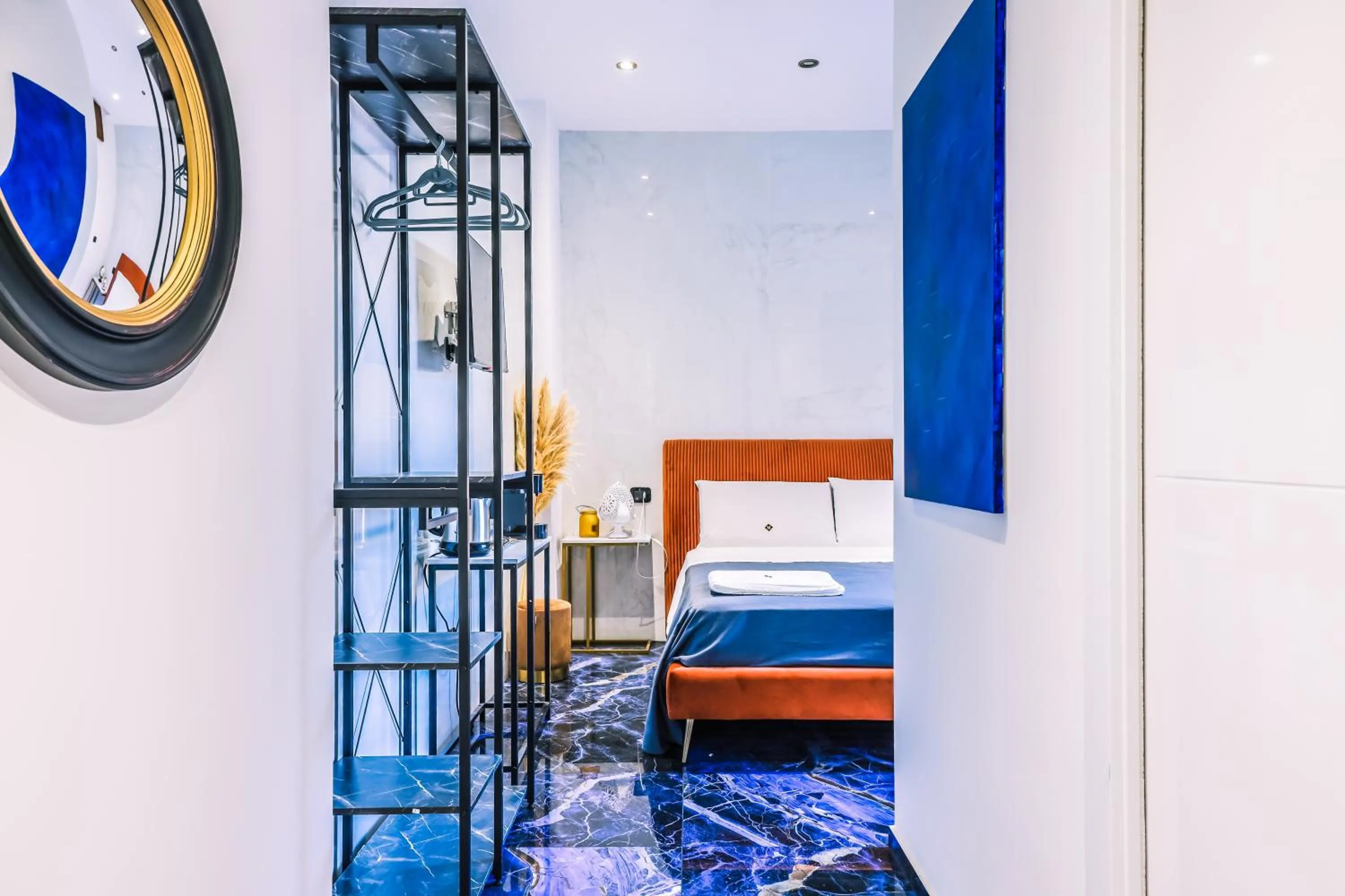 Bedroom, Bed in Marmur luxury room