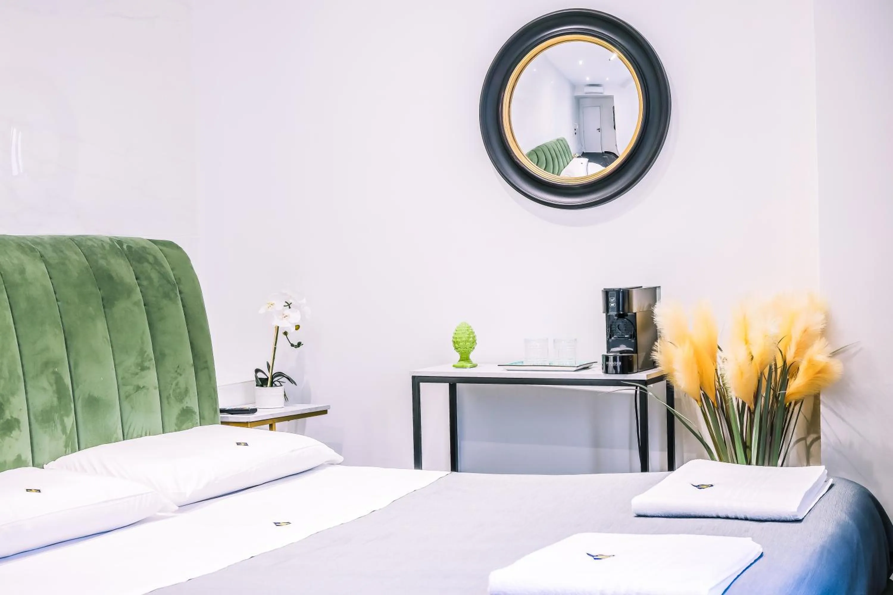 Bed in Marmur luxury room