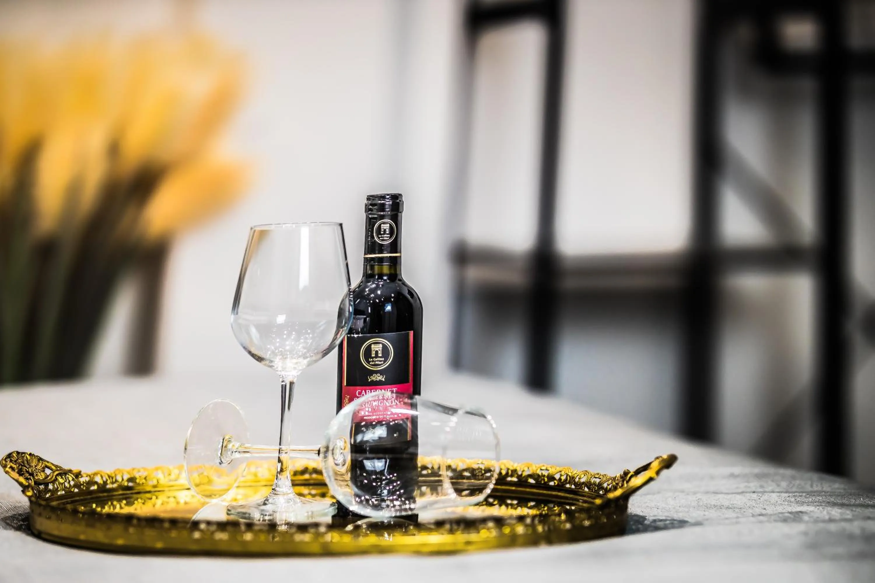 Alcoholic drinks in Marmur luxury room