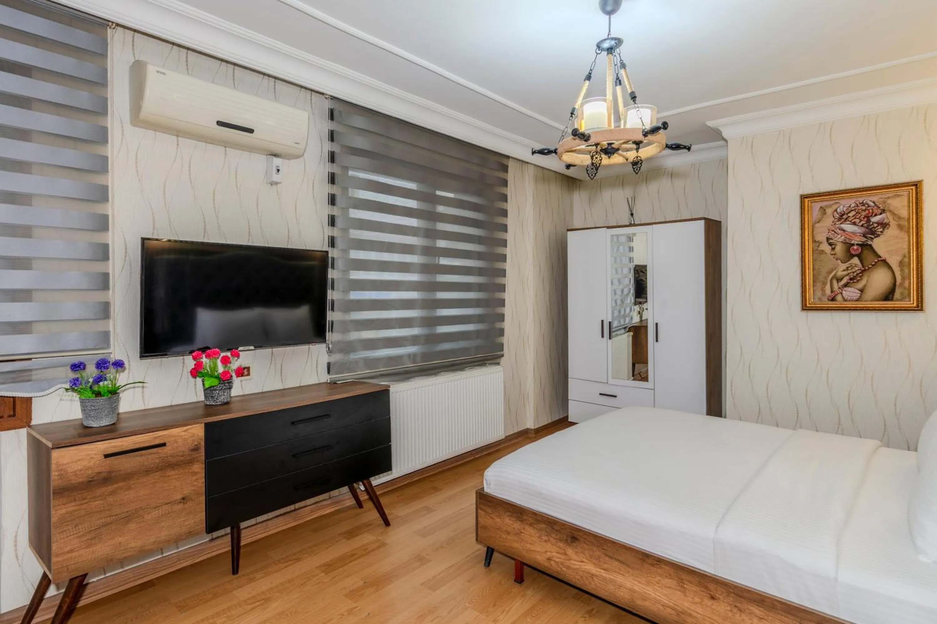 Communal lounge/ TV room, Bed in Istanbul Galata Port Modern Suite & Apartments Taksim