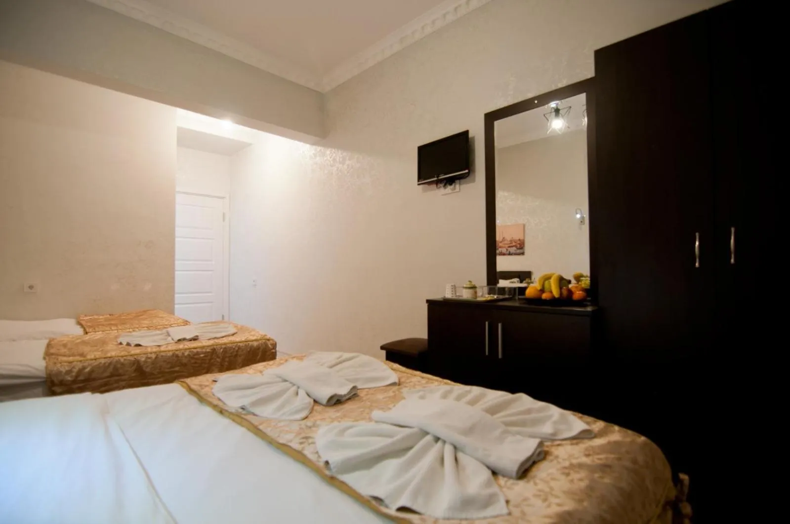 Bed in Golden Horn Life Hotel