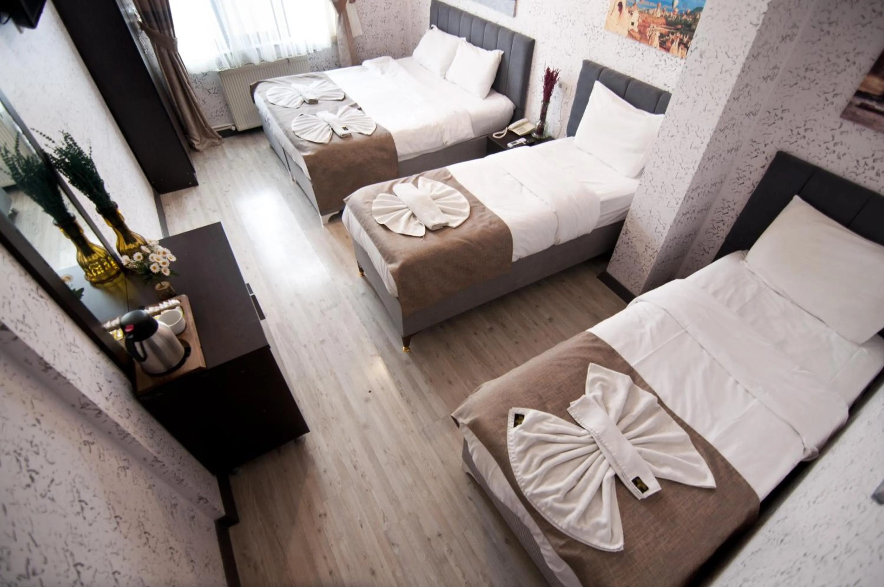 Bed in Golden Horn Life Hotel