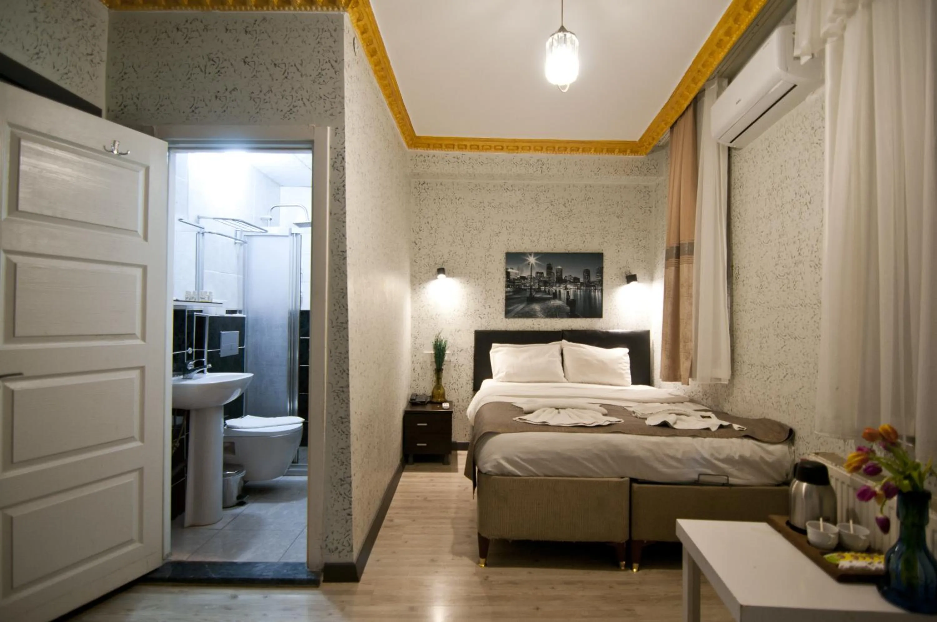 Bed in Golden Horn Life Hotel