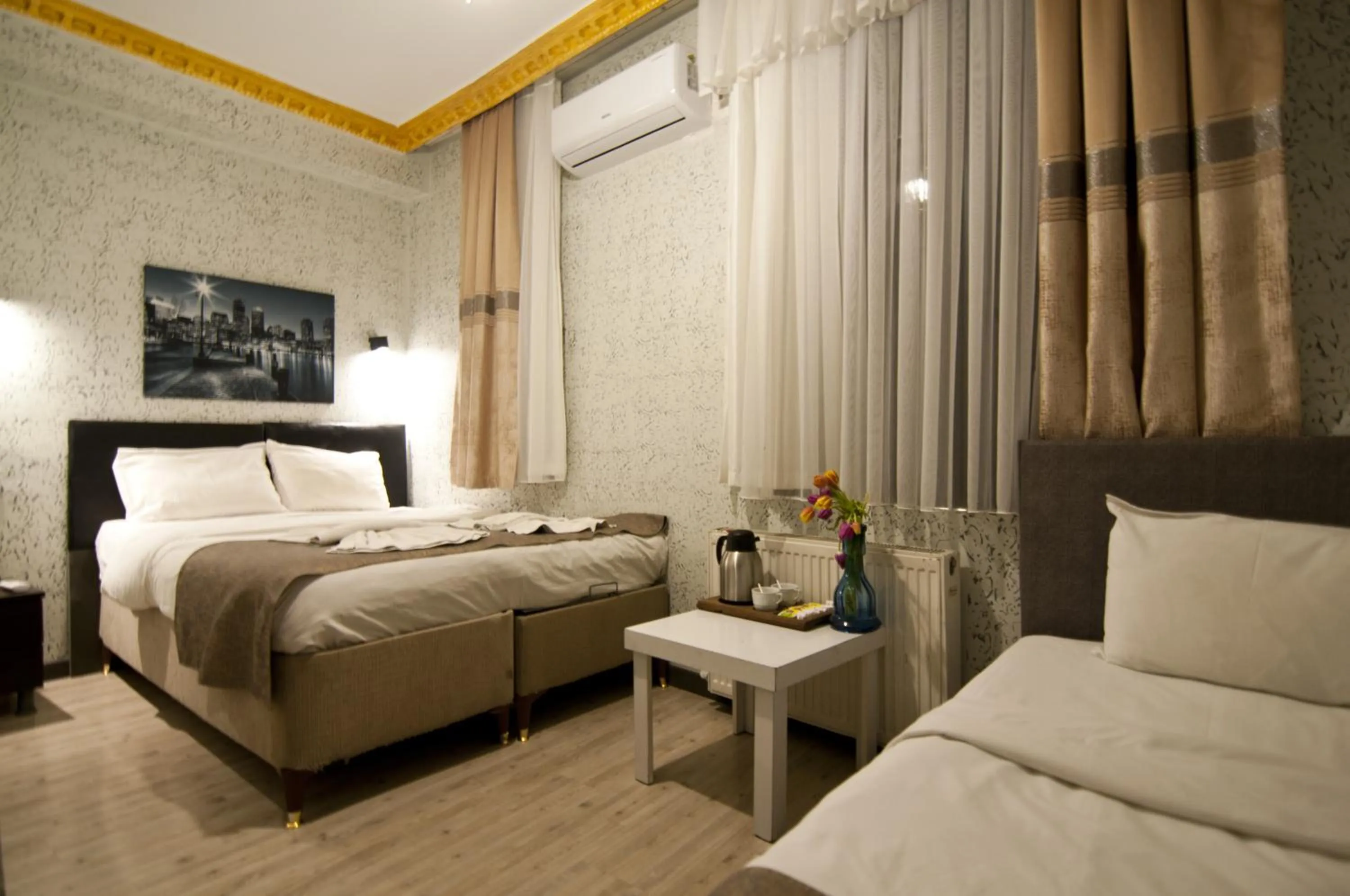 Bed in Golden Horn Life Hotel