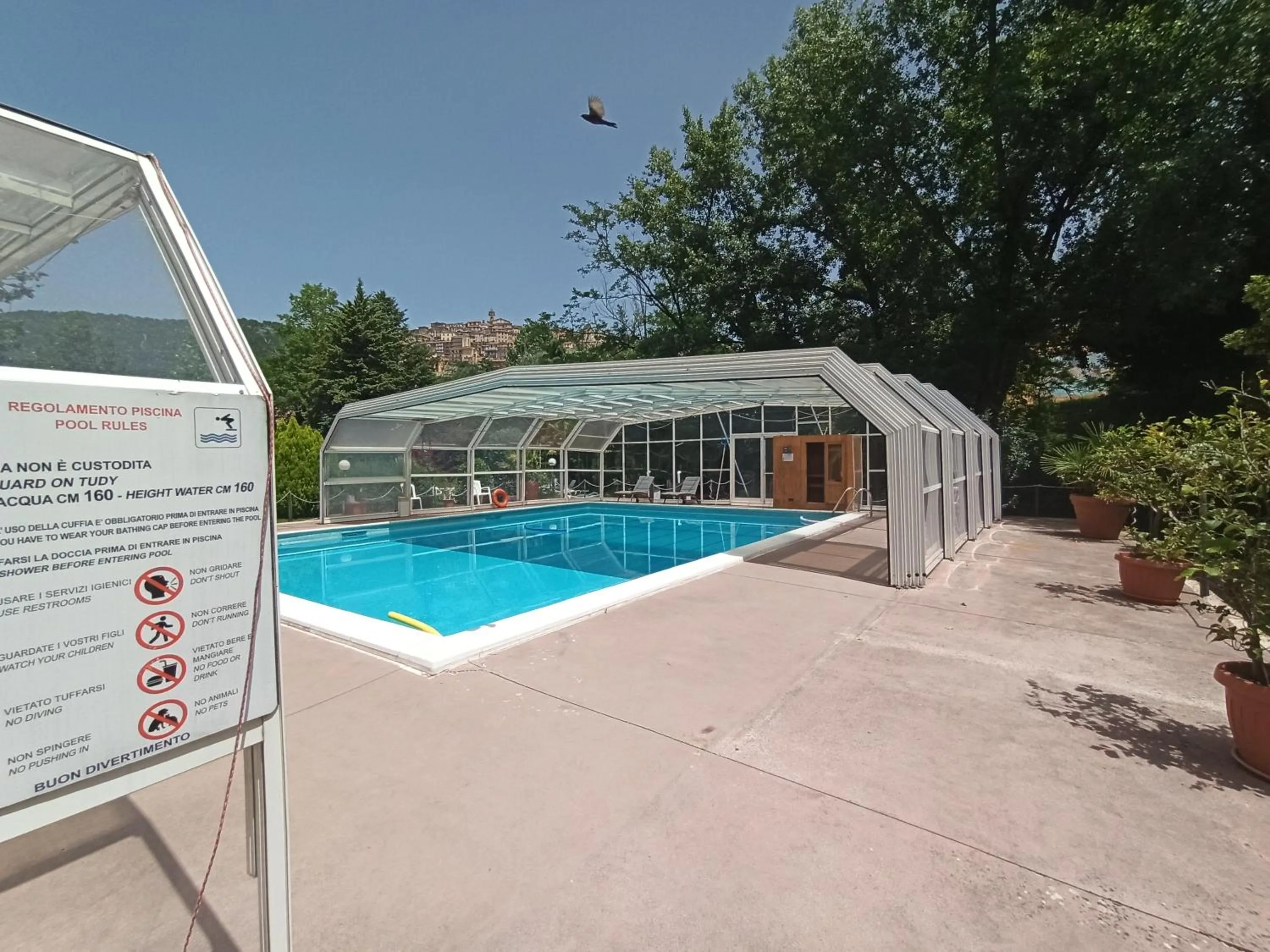 Pool view in King Hotel