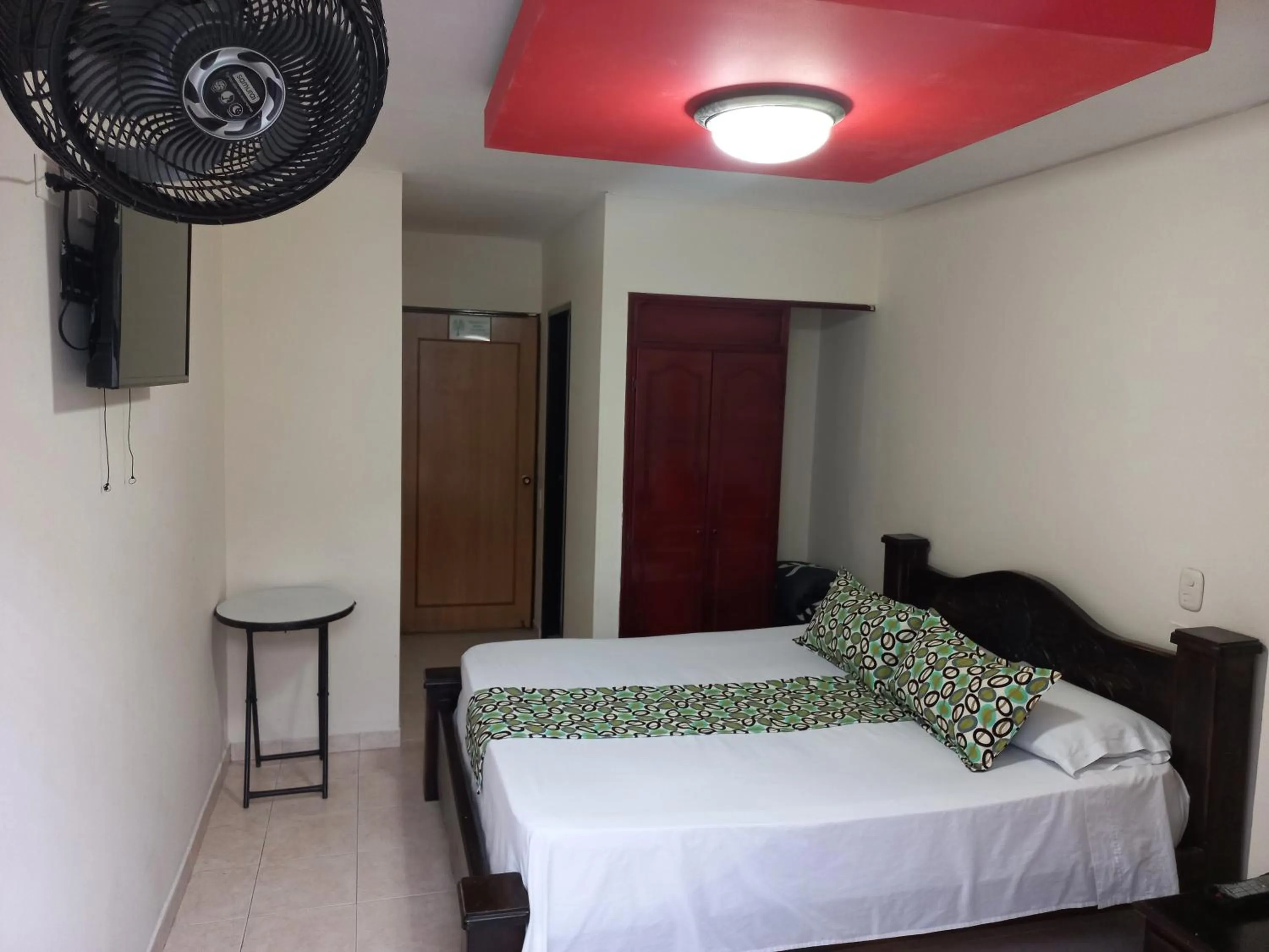 Bed in Hotel Los Tunjos