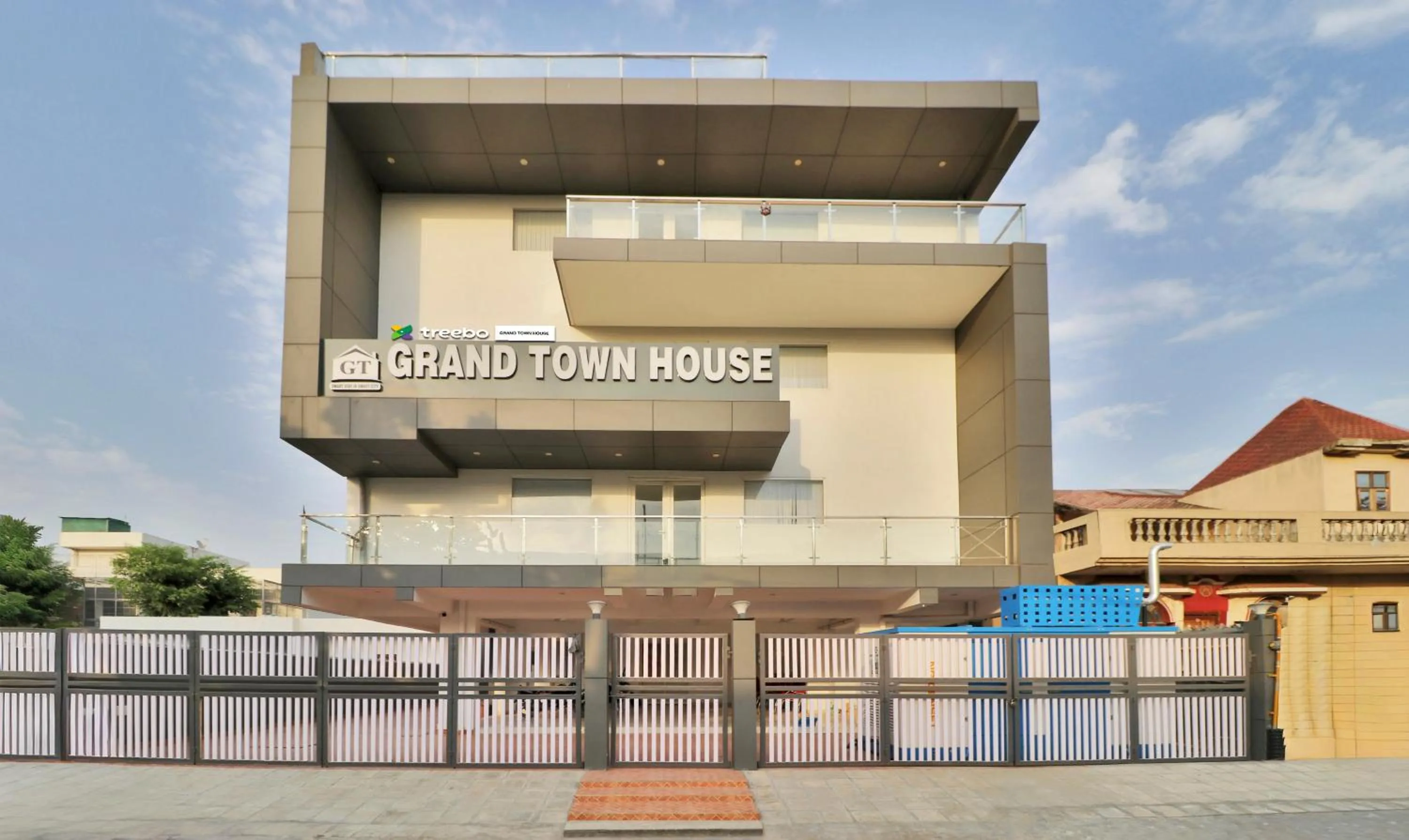Property building in Treebo Grand Town House