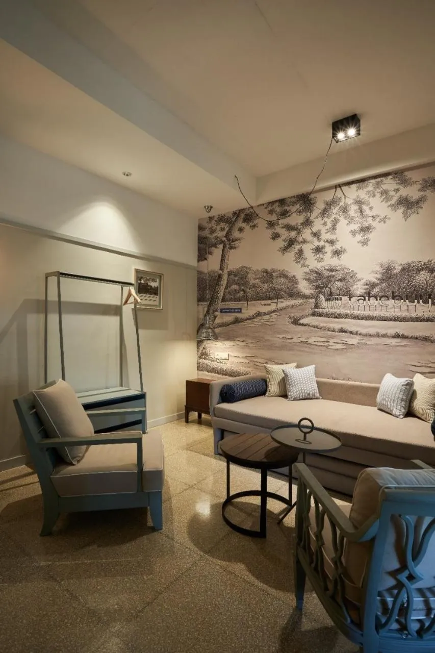 Living room, Bed in Lamandau House