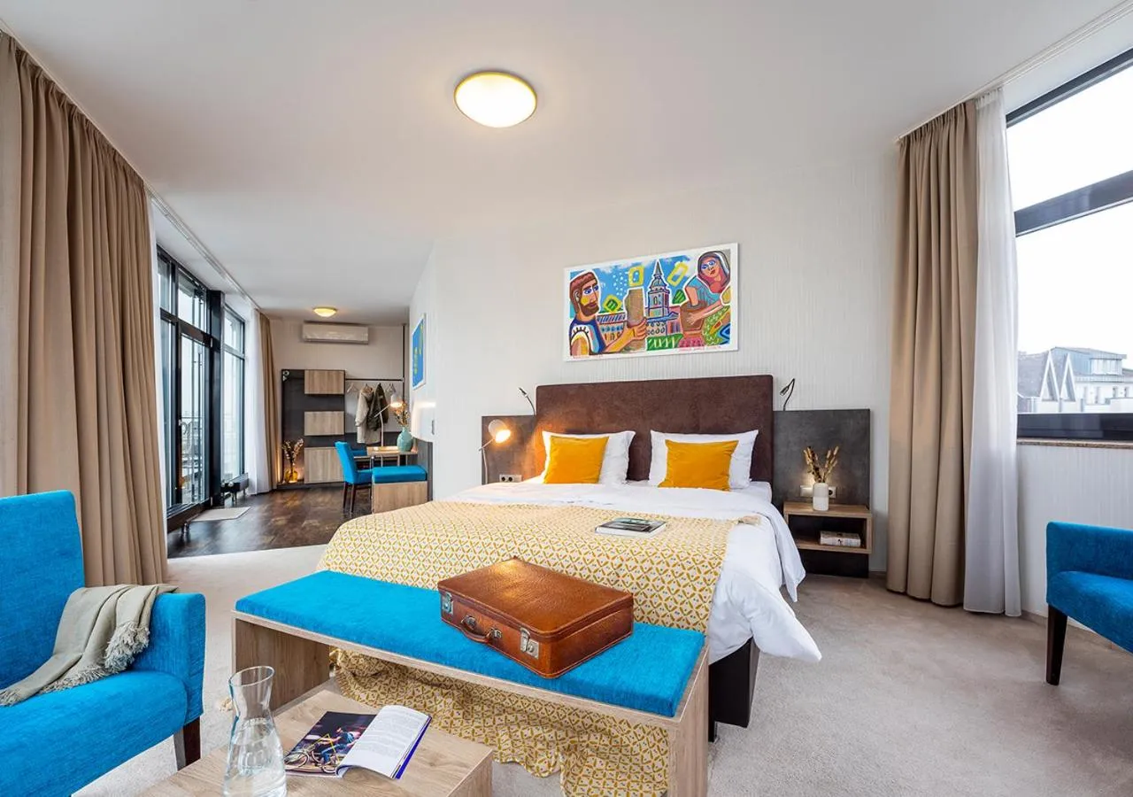 Photo of the whole room, Bed in KONCEPT HOTEL Benedikt